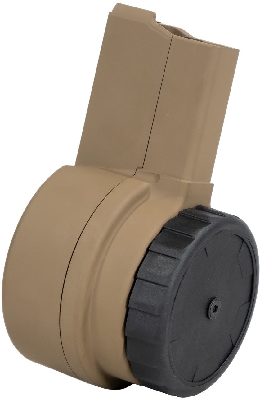 Warrior Systems AR-15 5.56x45mm 10 Round Drum Magazine - FDE
