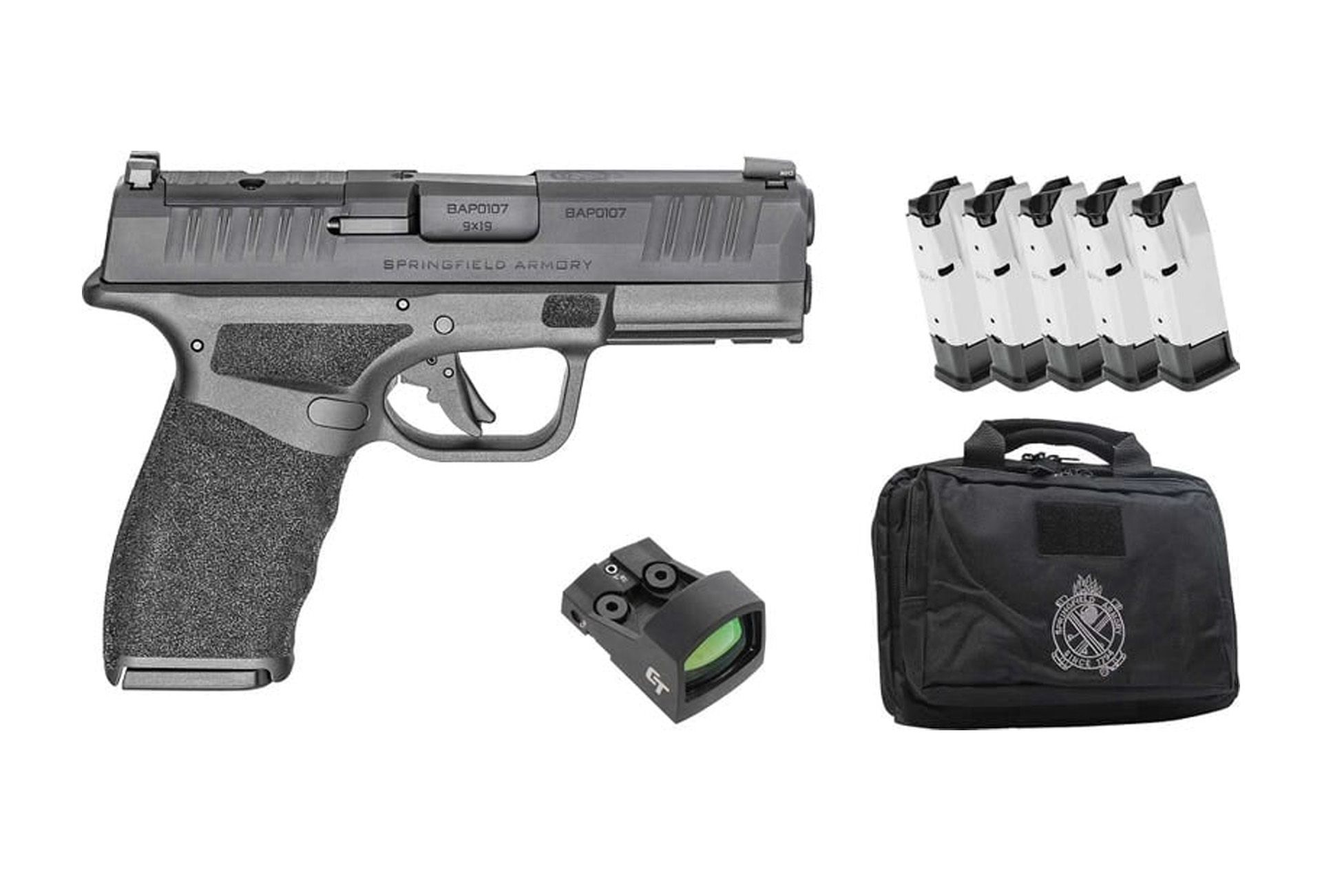 Springfield CA Hellcat Pro OSP 9mm 3.7" 10rd Semi-Auto Pistol - Black w/ Gear Up Package 2025