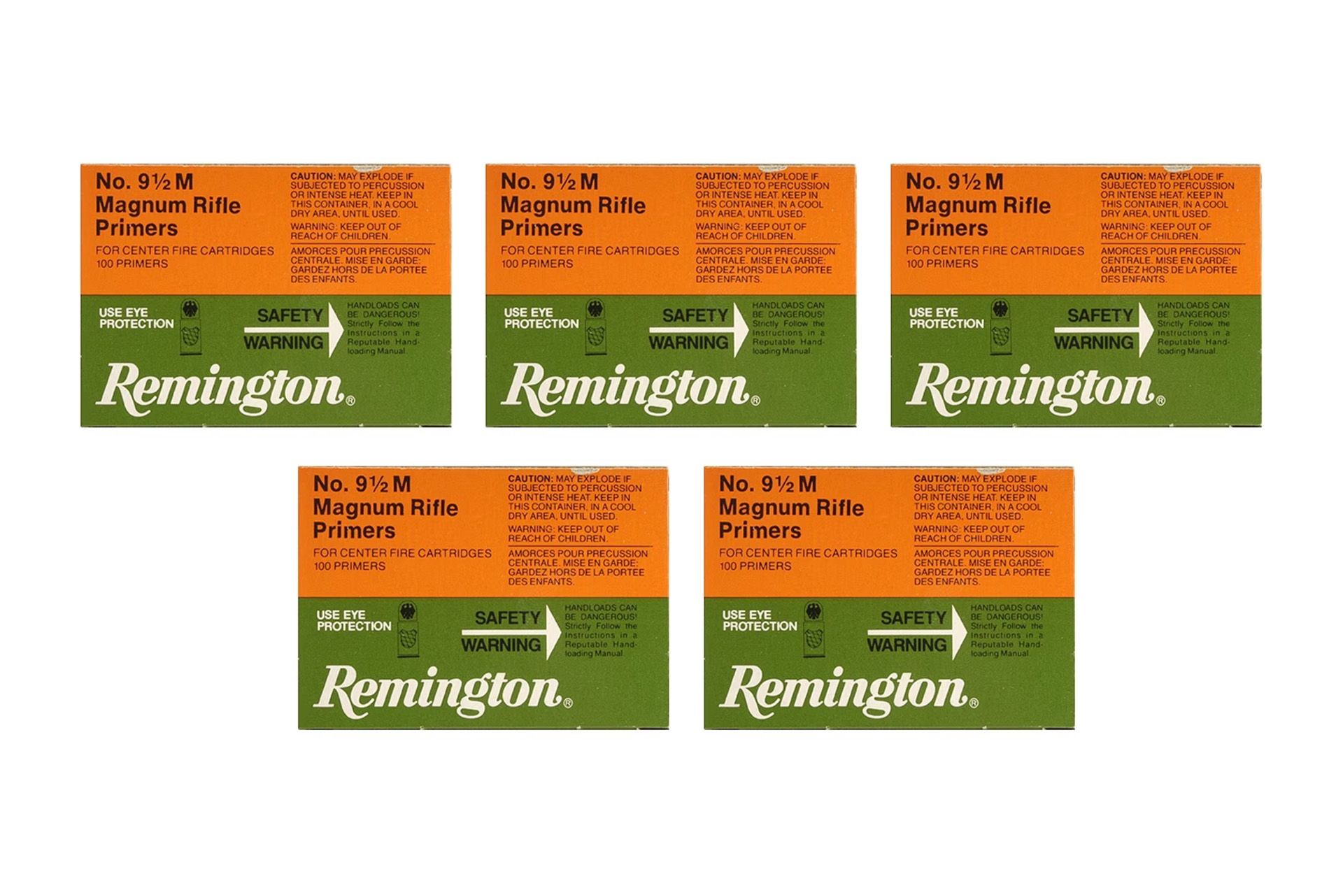 Remington X22622 Centerfire 9-1/2 Large Magnum Rifle Primers - 5000 count box