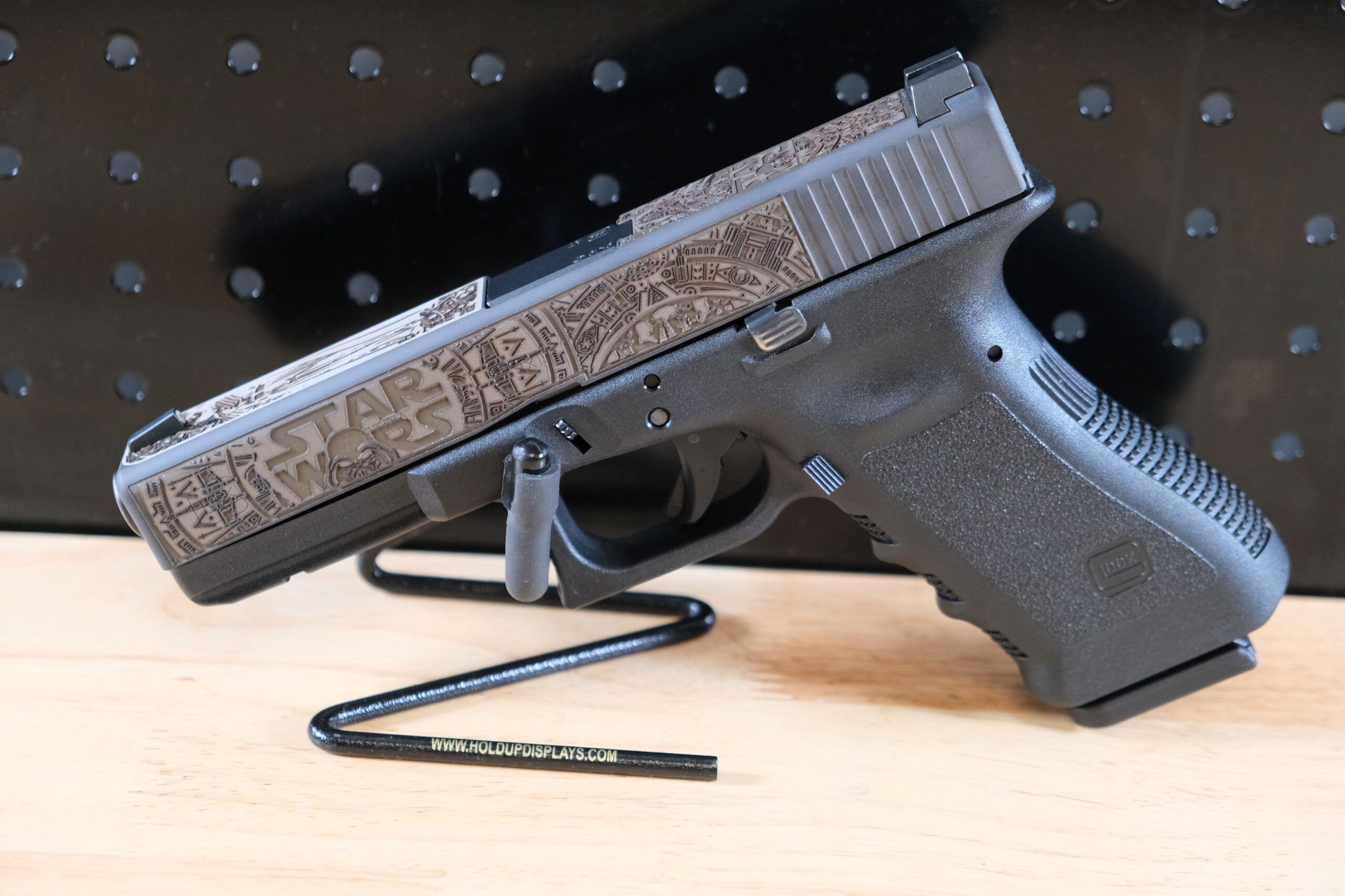 Used Engraved Glock 17 Gen 3 pistol 4.25"