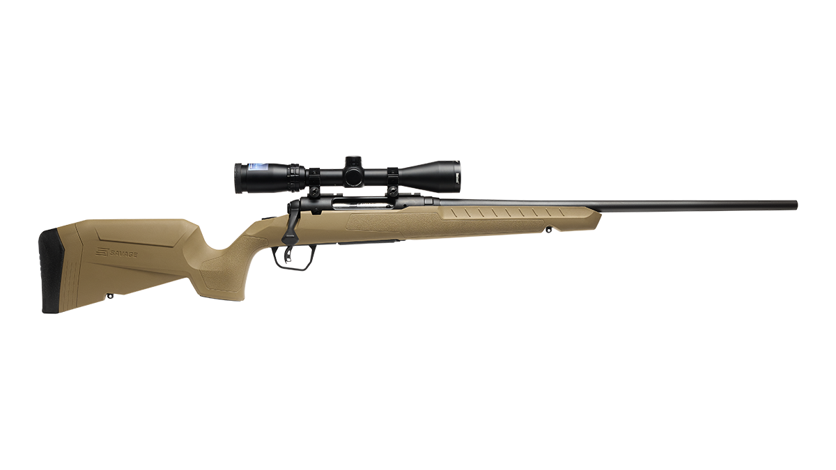 Savage Arms Axis 2 XP Combo 6.5 Creedmoor 4+1 Bolt-Action Rifle w/ Scope - FDE