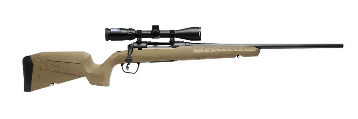 Savage Arms Axis 2 XP Combo .308 Winchester 4+1 Bolt-Action Rifle w/ Scope - FDE