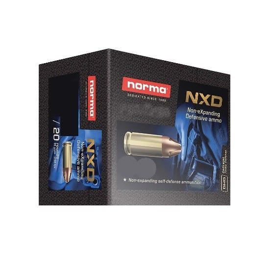 Norma NXD 611440020 40 S&W 93gr Expanding Defensive ammo 20 rd box