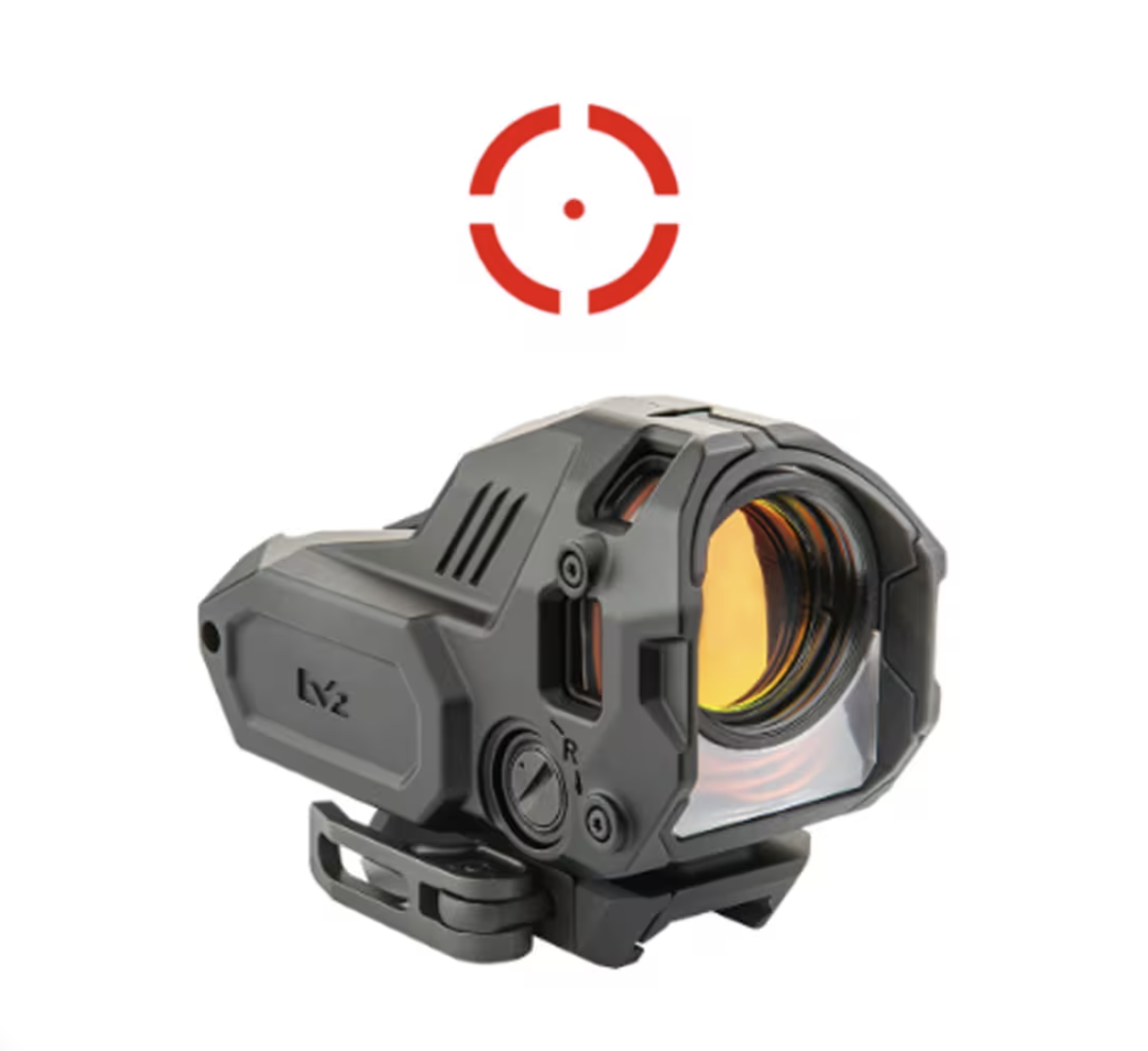 Meprolight M22 Pro Bullseye Reflex Sight, Black, 3.5/40 MOA Bullseye Red Reticle, MIL-STD 1913 Mount