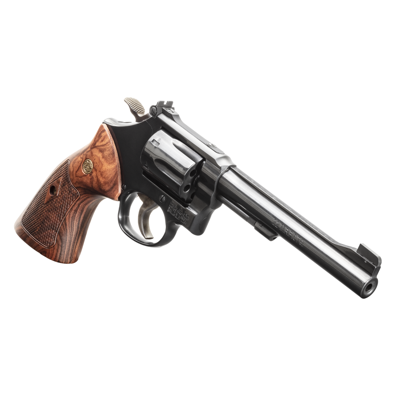 Smith & Wesson 48 22MAG BL/WD 6RD 6" AS # 150718 22 Magnum