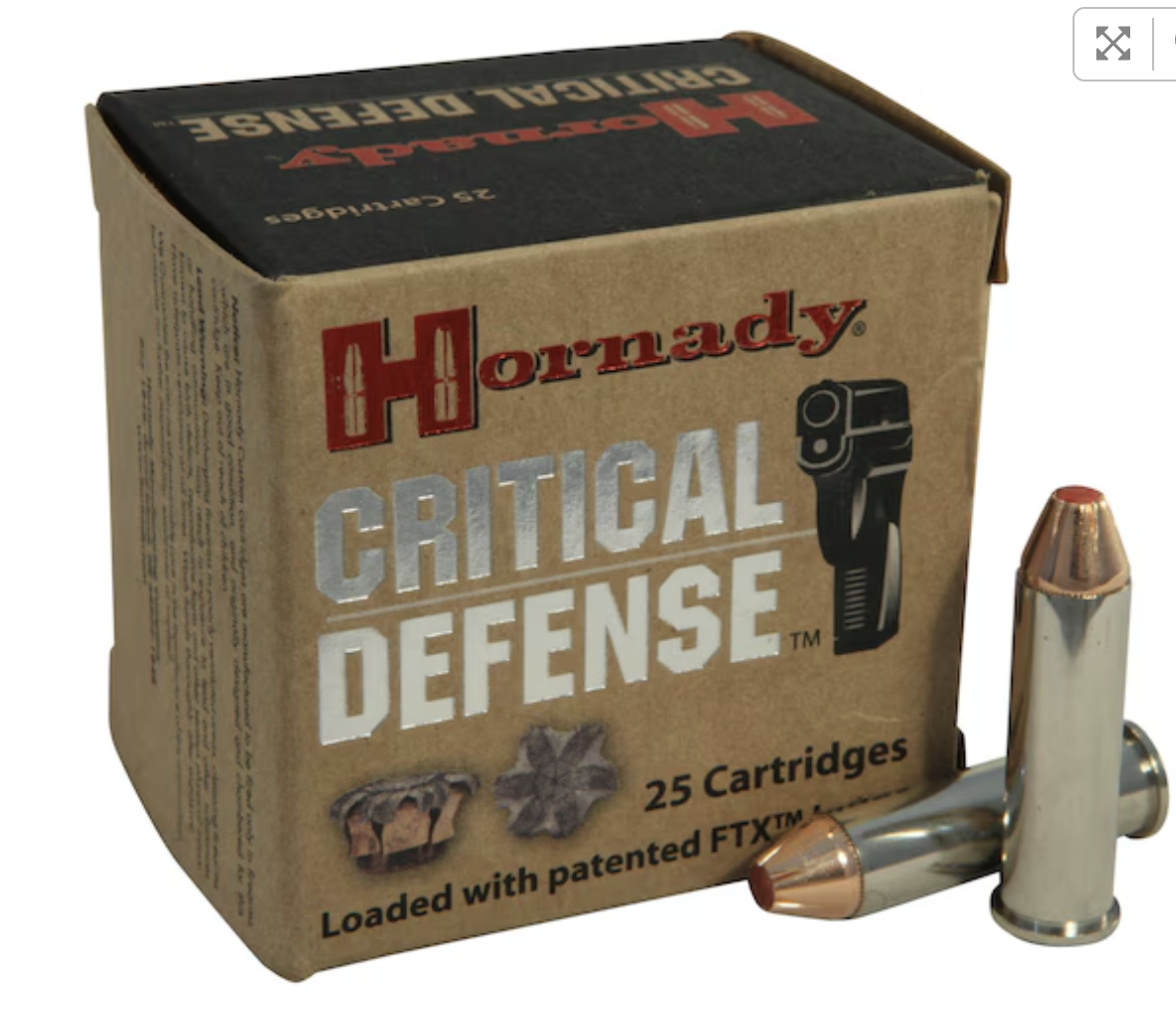 HORNADY 90500 CRITDEF 357 125 FTX 2