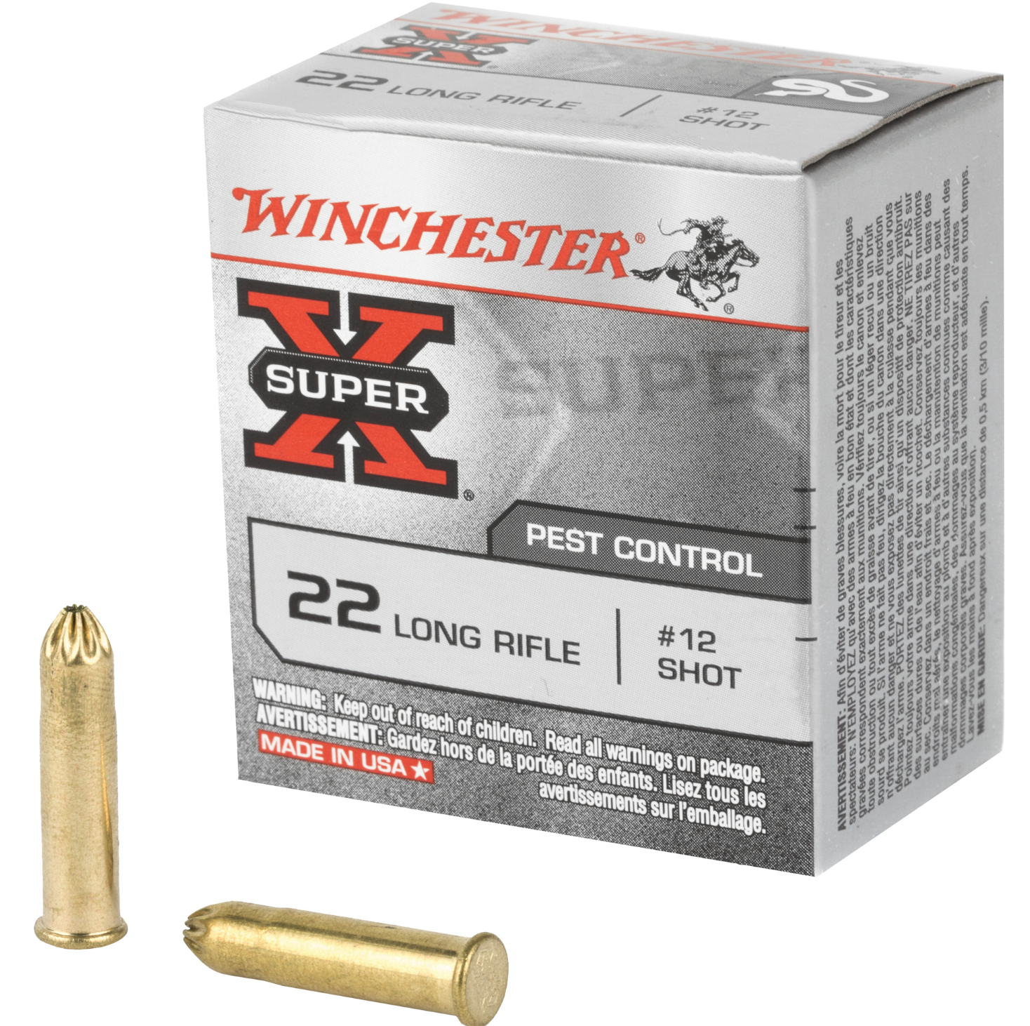 Winchester WIN SPRX 22LR #12 SHOT 50 rd box