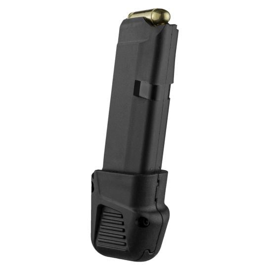 FAB Defense FX4210B Mag Extension 380 ACP 4rd Compatible w/Glock 42 Black Polymer