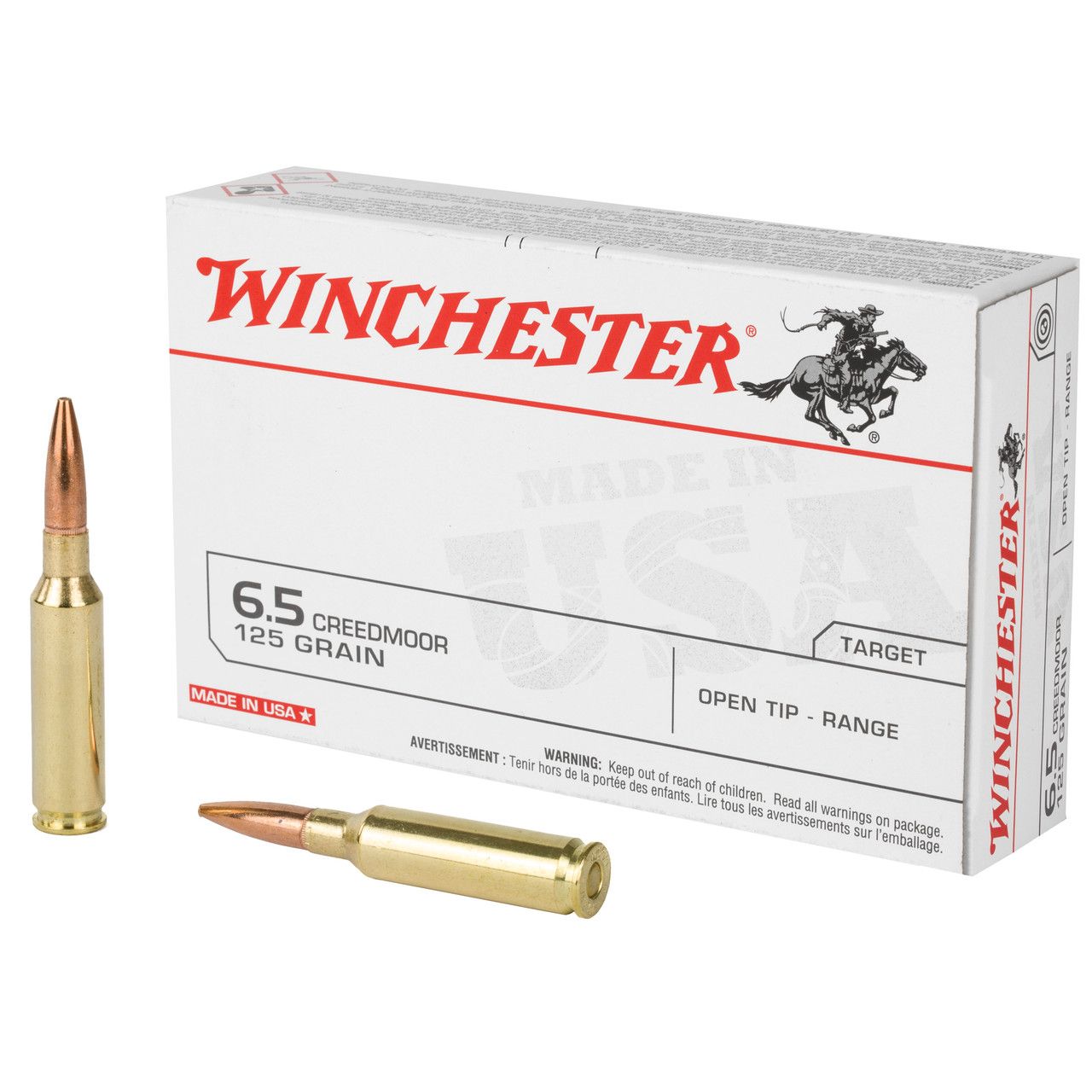 Winchester 125Gr Open Tip 6.5MM Bullets - 1000 Round