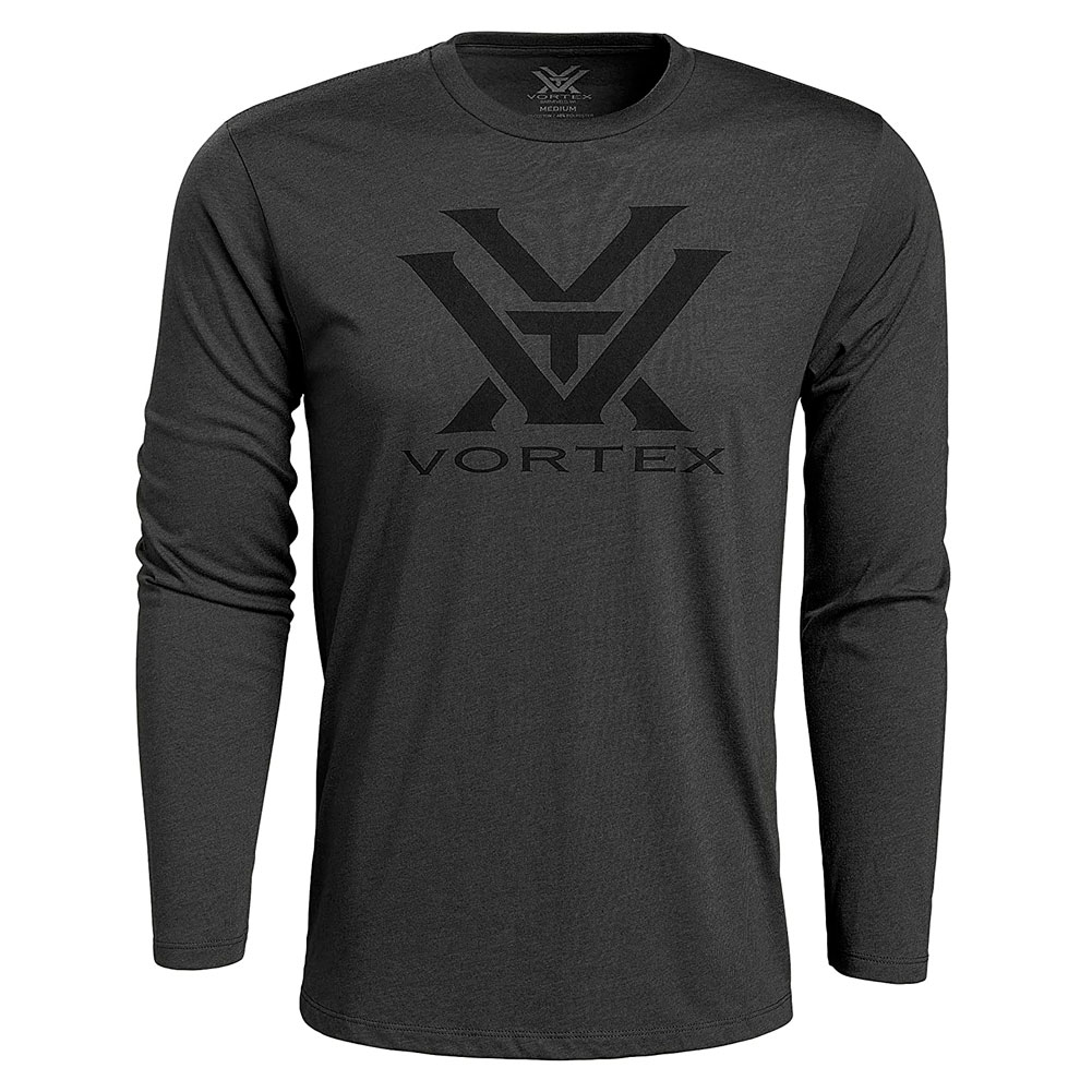 Vortex Core Logo Long Sleeve T-Shirt Charcoal Heather