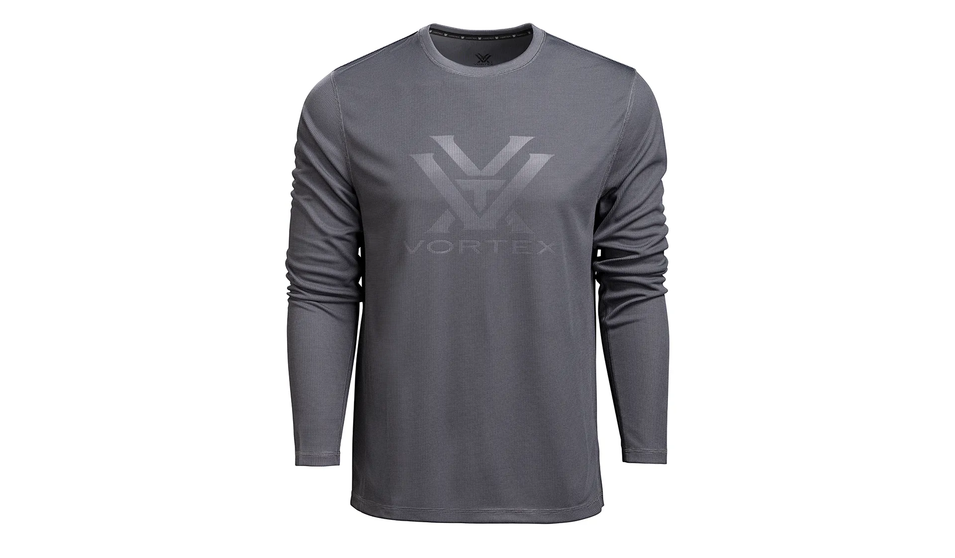 Vortex Core Logo Performance Grid Long Sleeve Shirt Turbulence