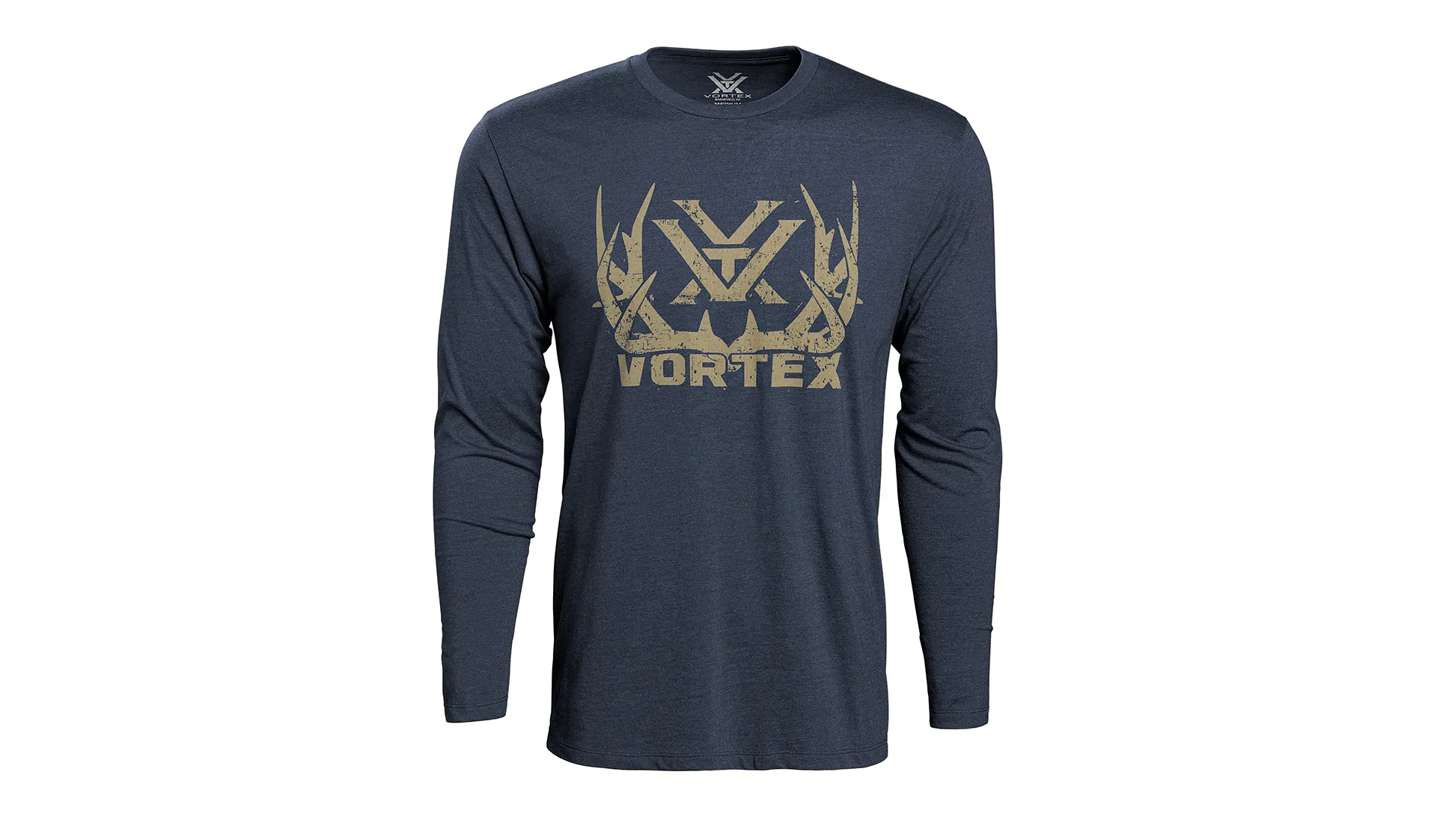 Vortex Full Tine Long Sleeve T-Shirt Navy Heather