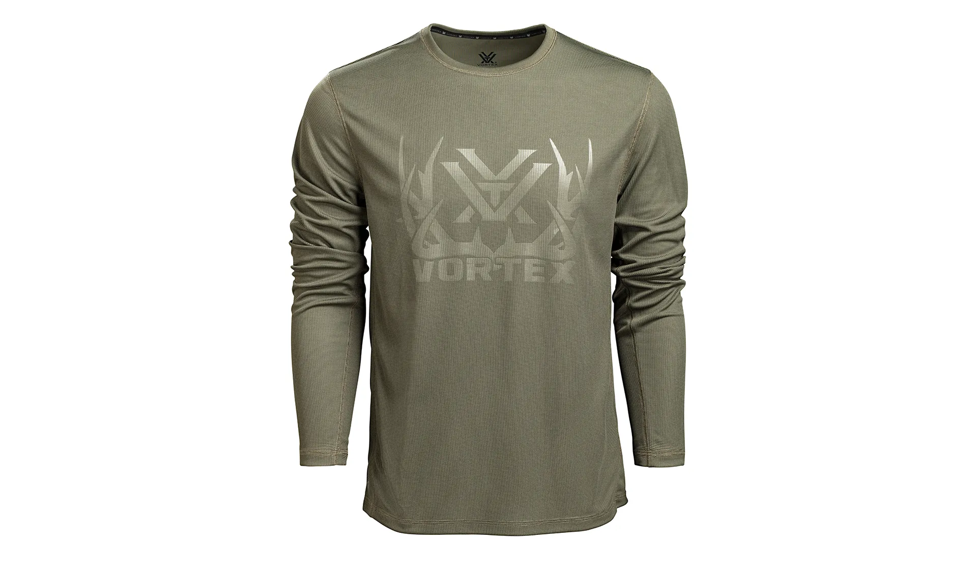 Vortex Full Tine Performance Grid Long Sleeve Shirt Deep Lichen