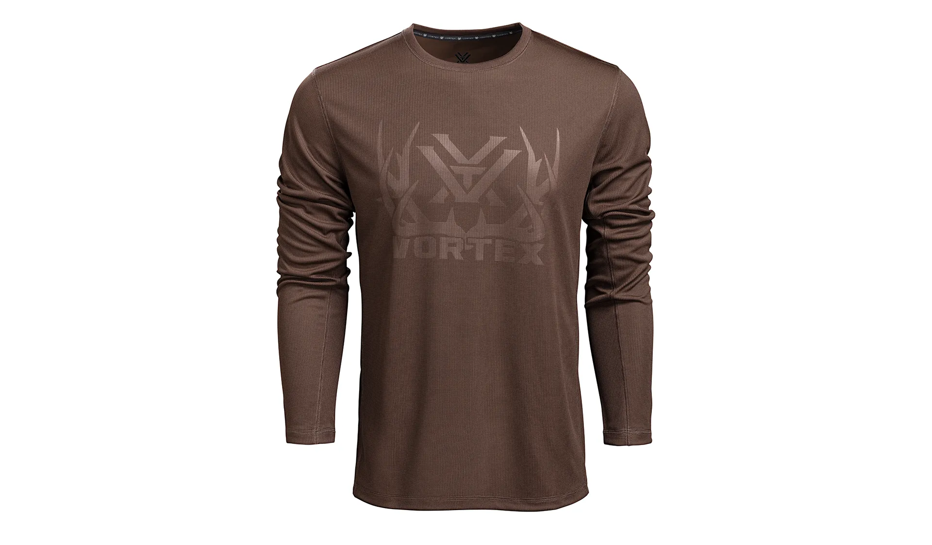 Vortex Full Tine Performance Grid Long Sleeve Shirt Morel