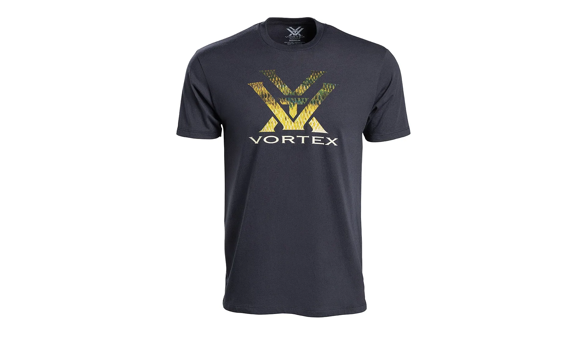 Vortex Men's Bass Core Logo Short Sleeve T-Shirt Plr Nght