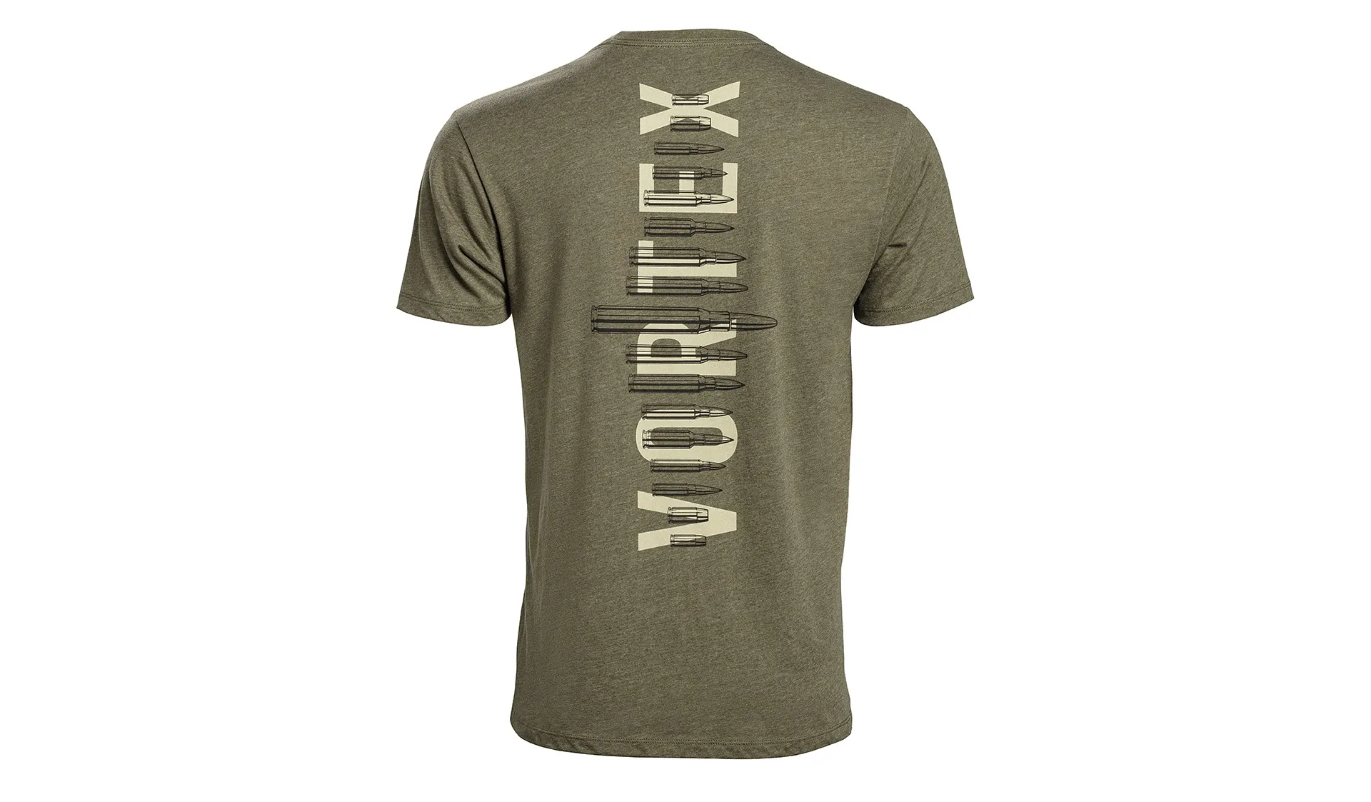 Vortex Men's Cartridge Contrast Short Sleeve T-Shirt Military