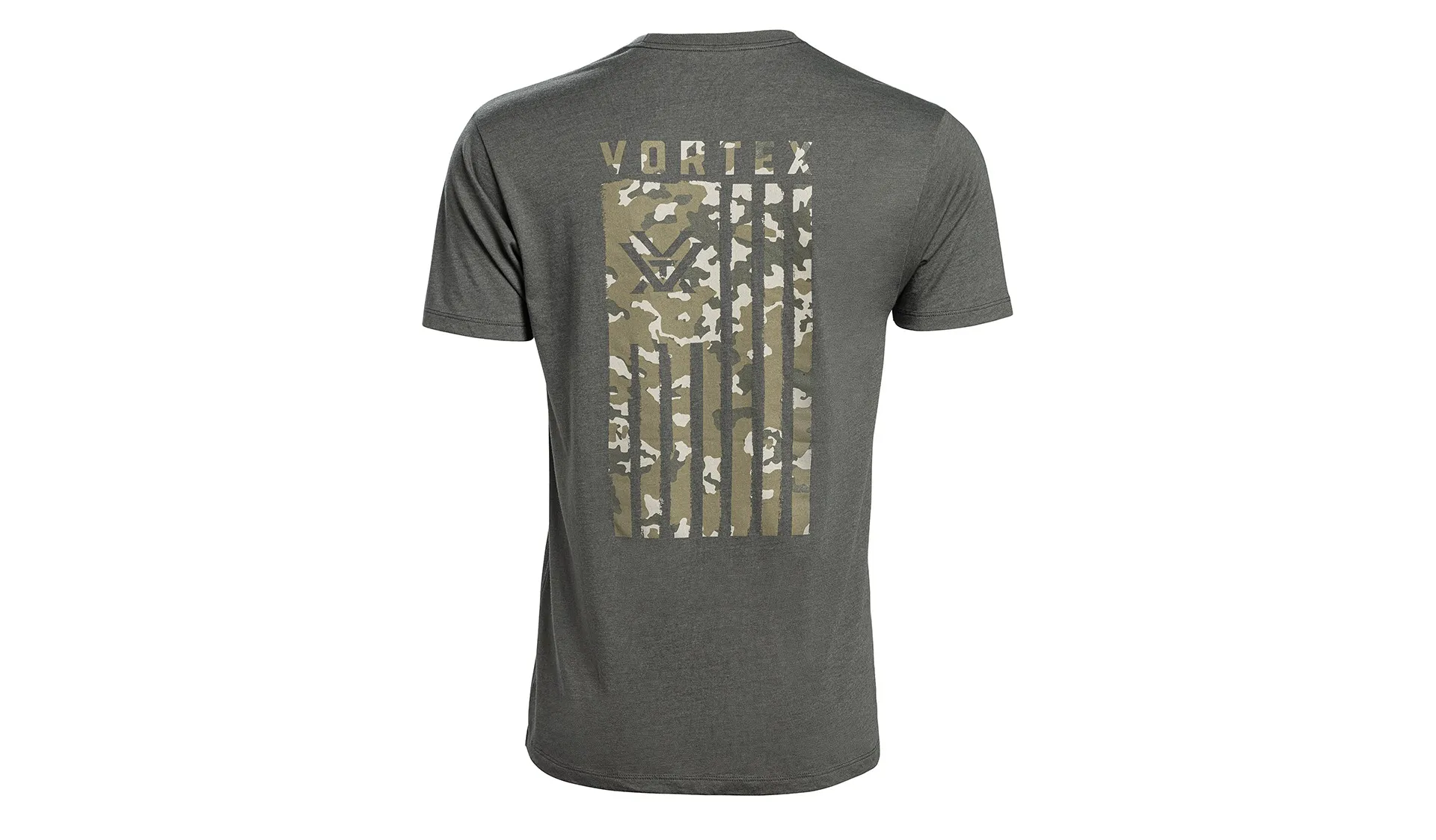 Vortex Men's Salute Short Sleeve T-Shirt Dark Olive Heather