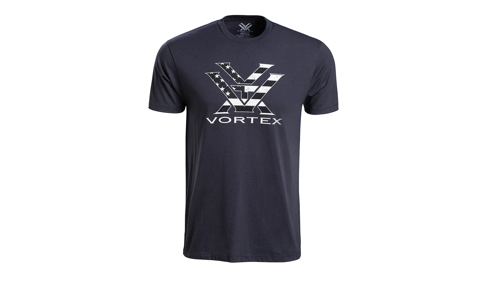 Vortex Men's Stars Stripes Short Sleeve T Shrt Polar Nght