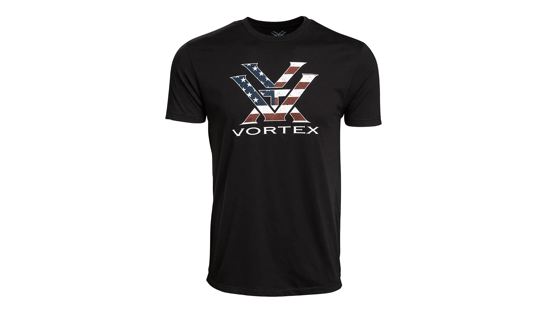 Vortex Stars And Stripes Short Sleeve T-Shirt Black