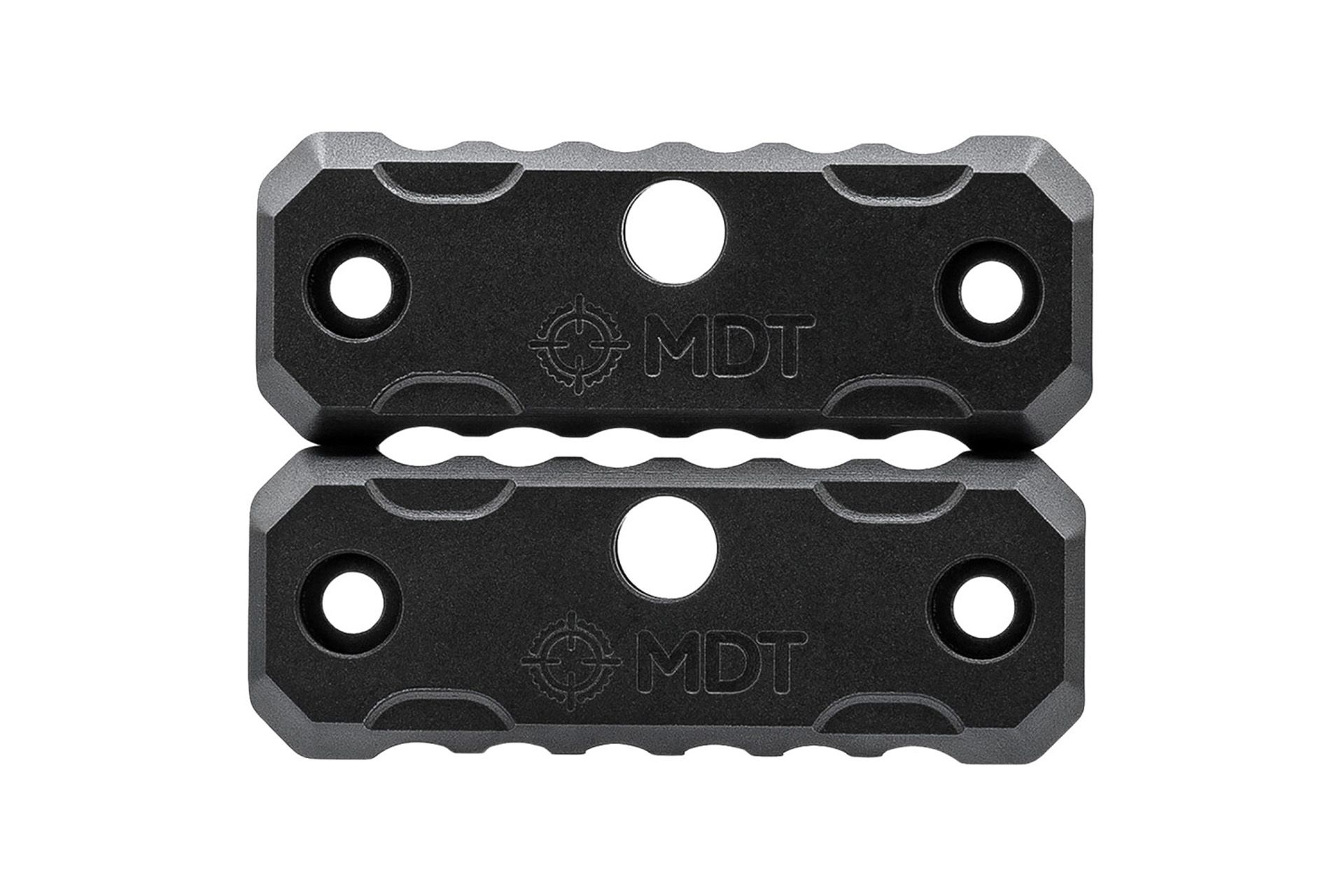 MDT, Exterior Forend Weights, .35lbs Each/.70lbs Total, Nitride Finish, Black, Case Hardened 1018 Steel, Fits M-lok, Includes (2) Individual Weights