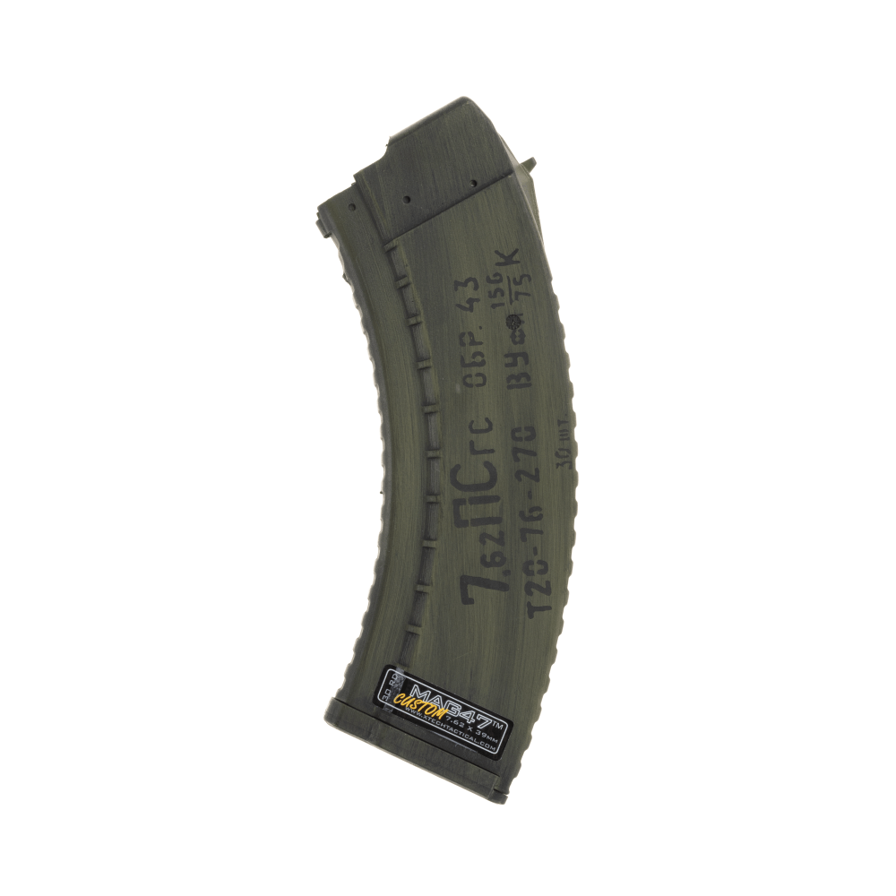 Xtech Tactical 30rd 7.62x39 AK47 Slab Side Mag47 Elite Cerakote Spam Can