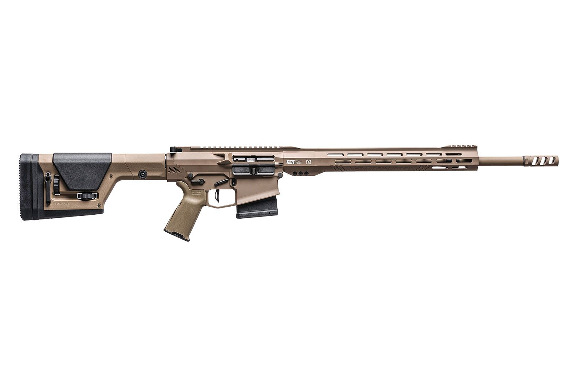 Rise Armament RA-1121 6.5 Creedmoor Complete AR-10 Semi-Automatic Rifle - Flat Dark Earth