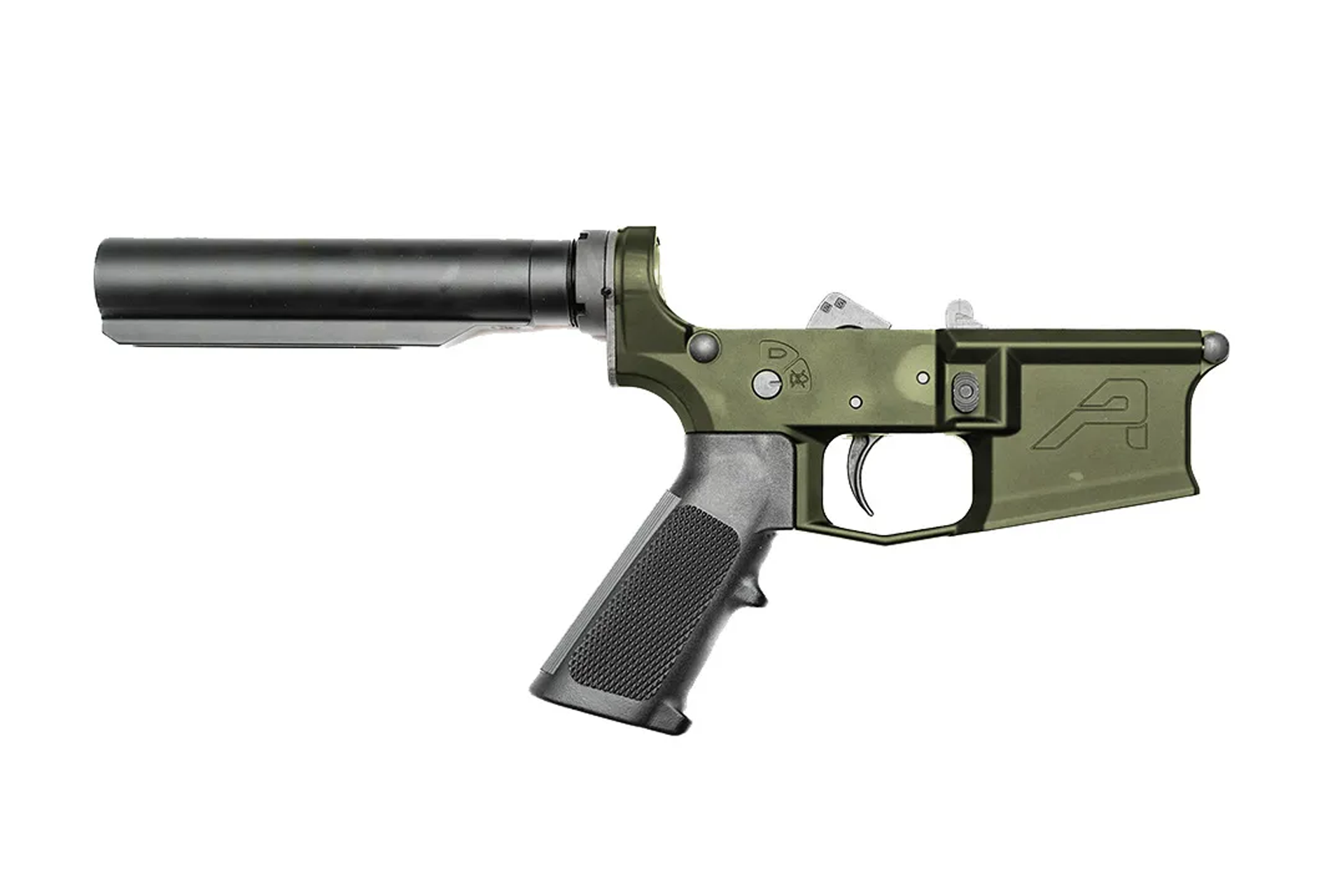 Aero Precision M4E1 Complete Lower Receiver w/ ALG QMS Trigger - OD Green Anodized
