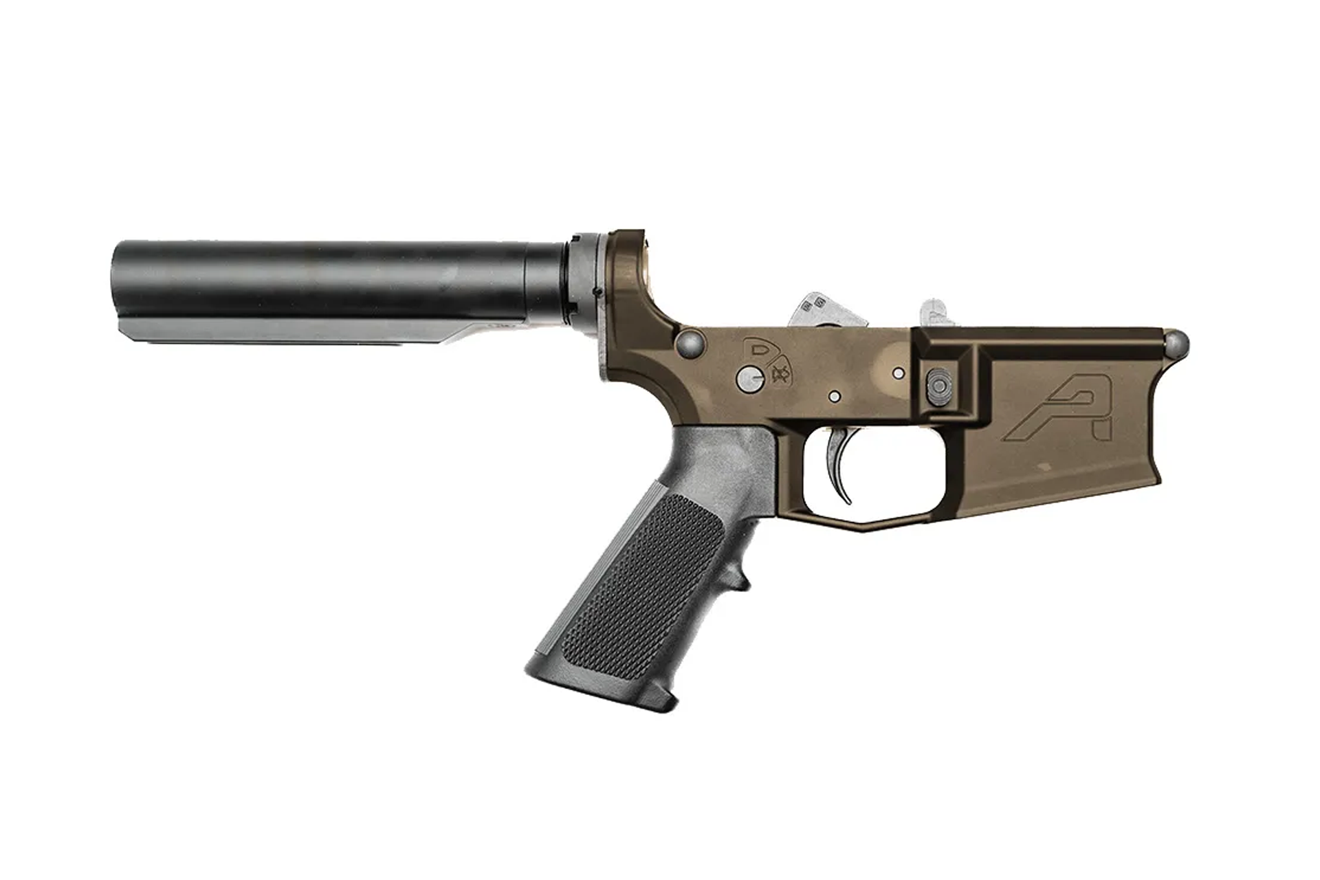 Aero Precision M4E1 Complete Lower Receiver w/ ALG QMS Trigger - Kodiak Brown