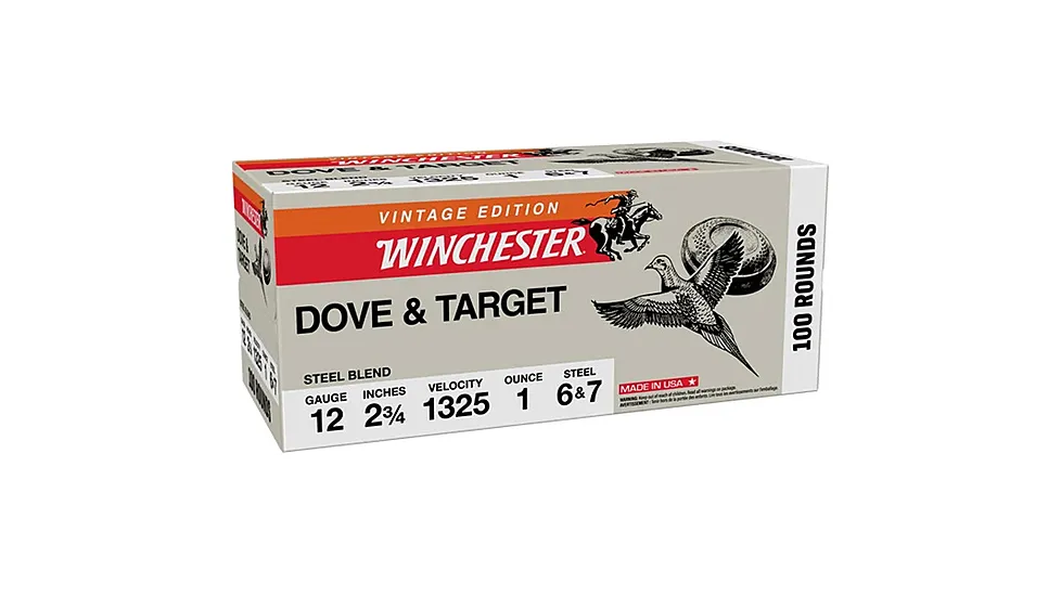 Winchester Ammo Super X 12 Gauge 2.75" 1oz 6/7Shot Steel Shot Shotgun Ammo - 100 round
