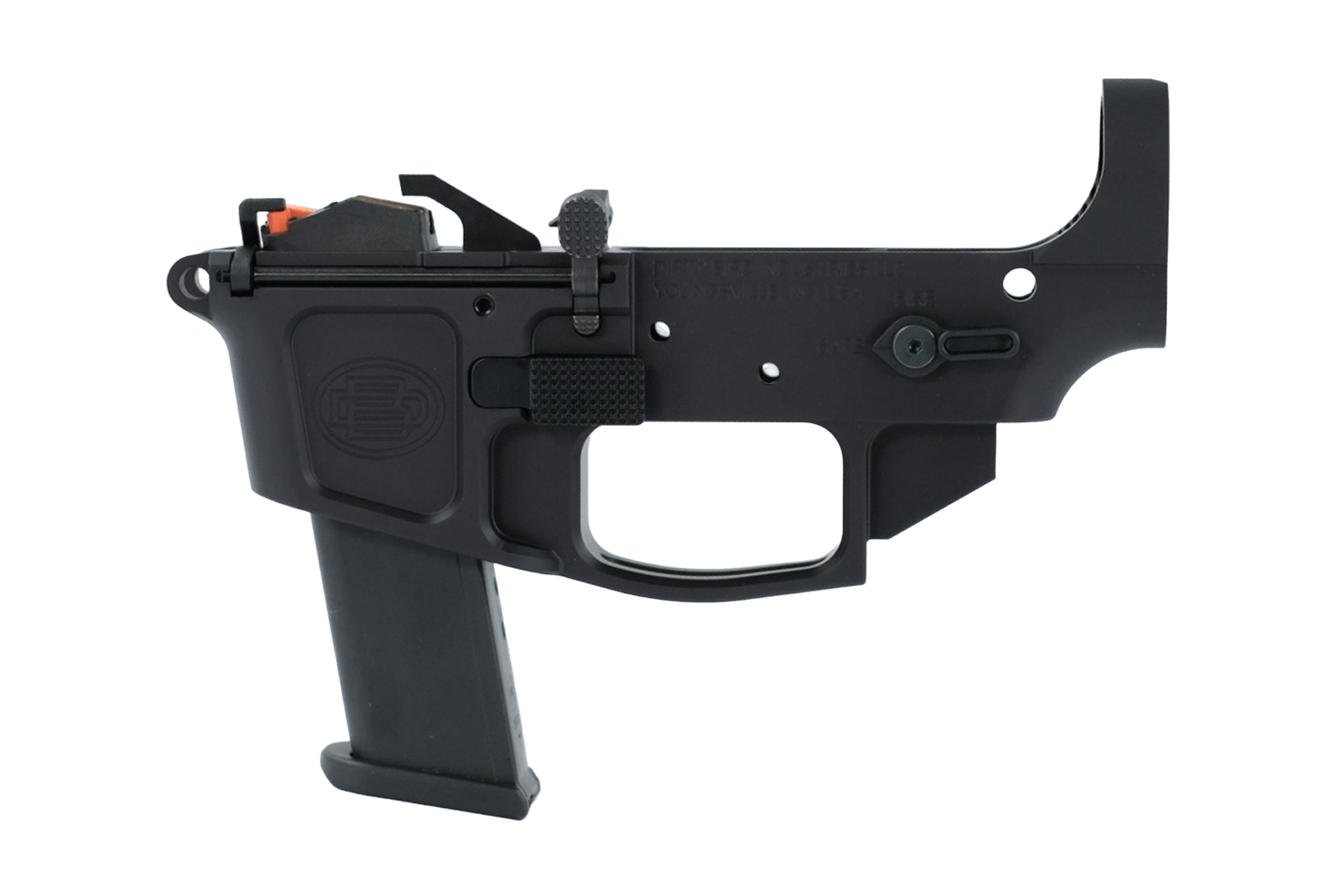 Dirty Bird Type-9A 9MM Ambidextrous Stripped Lower Receiver - Black