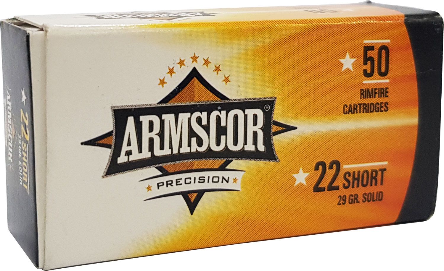 Armscor 50415 Precision 22 Short 29 gr 1080 fps Solid Point Rimfire Ammo - 50 Rounds