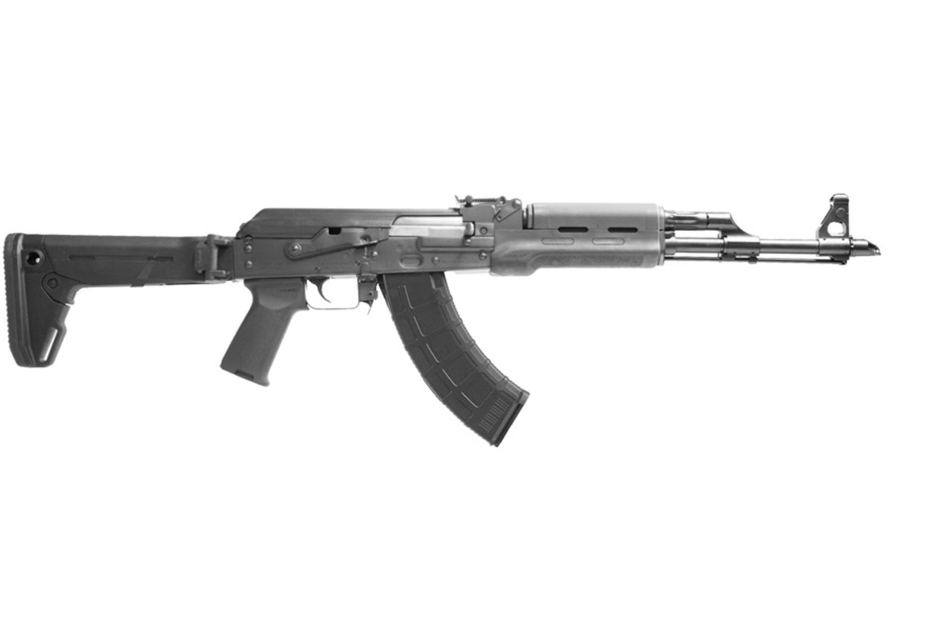 Zastava Zpapm70 16.3" 7.62X39 30rd Semi Auto Rifle Hogue Handguard Magpul Grip Magpul Zhukov Stock