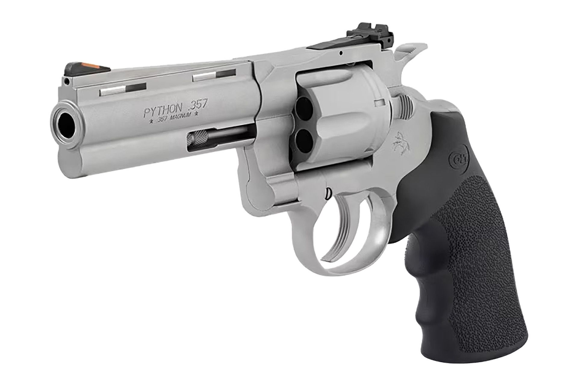 Colt Mfg PYTHONSM4RTS Python 357 Mag 6 Shot, 4.25" Recessed Target/Vent Rib