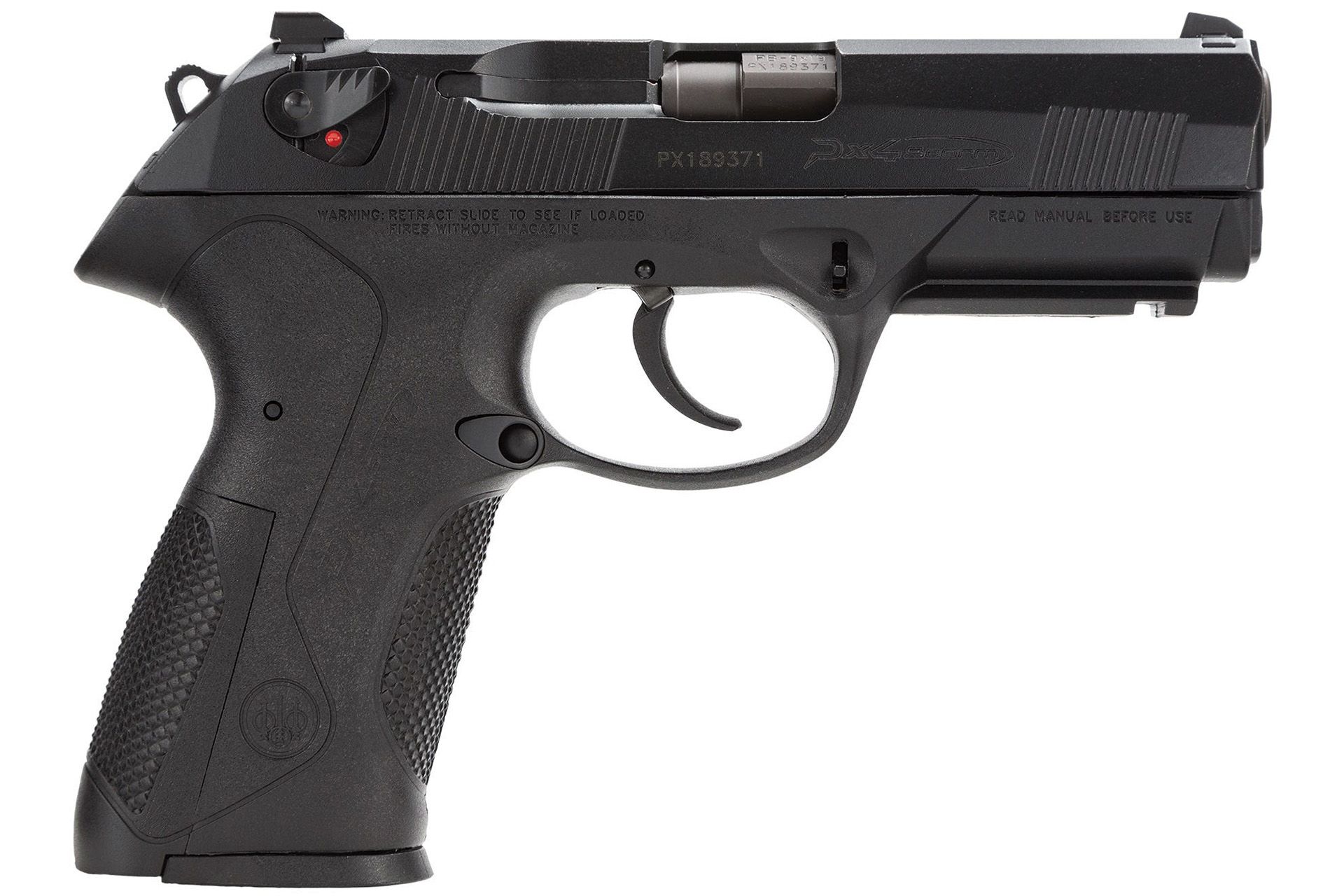 Beretta PX4 Storm Type F 9mm Pistol - 17+1 Rounds, 4" Barrel, Polymer Grips, Blue/Black, 3-Dot Sights