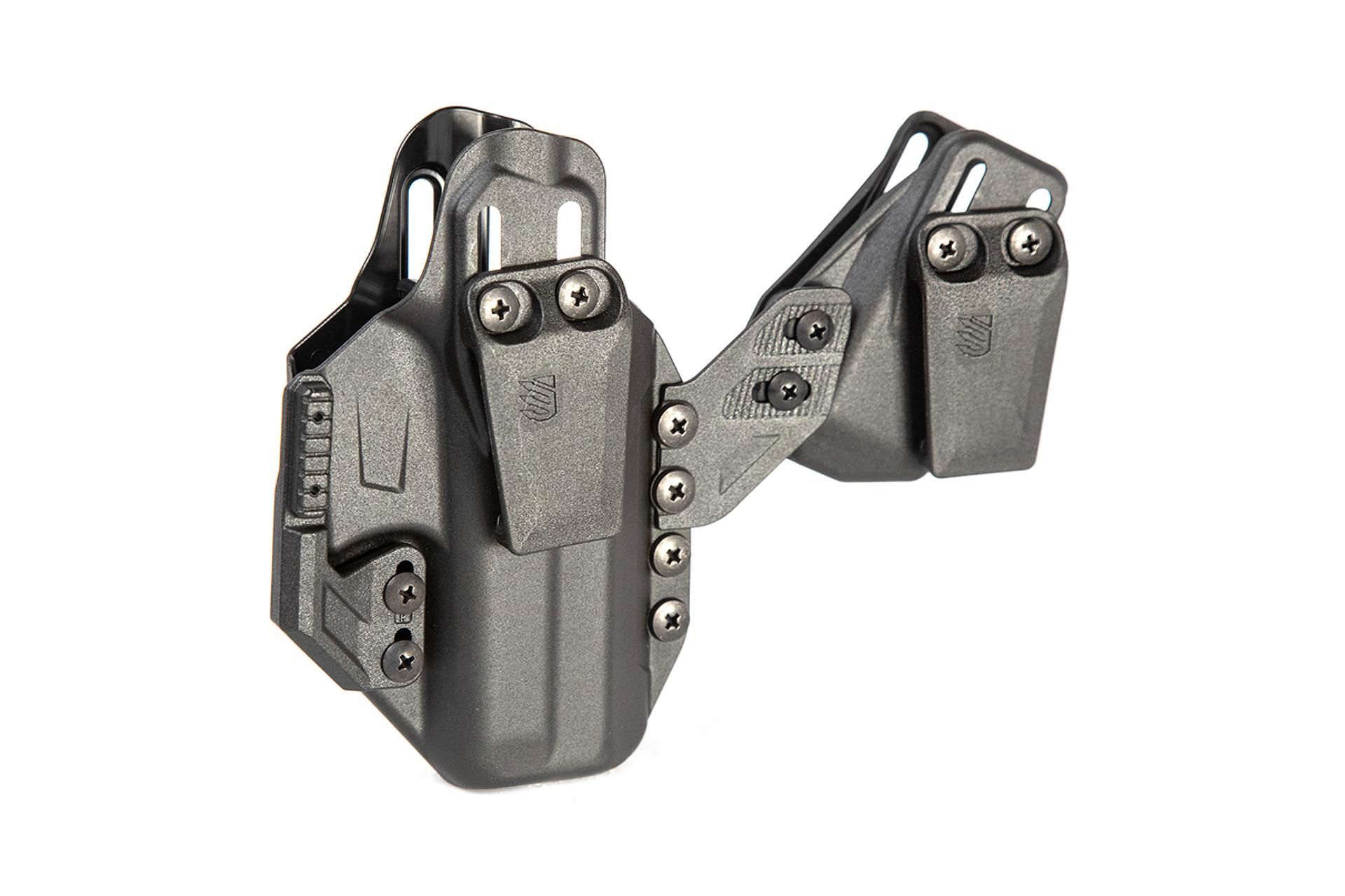 Blackhawk 416101BK Stache Premium Holster Kit IWB Black Polymer Belt Clip Compatible w/Glock 26 Ambidextrous