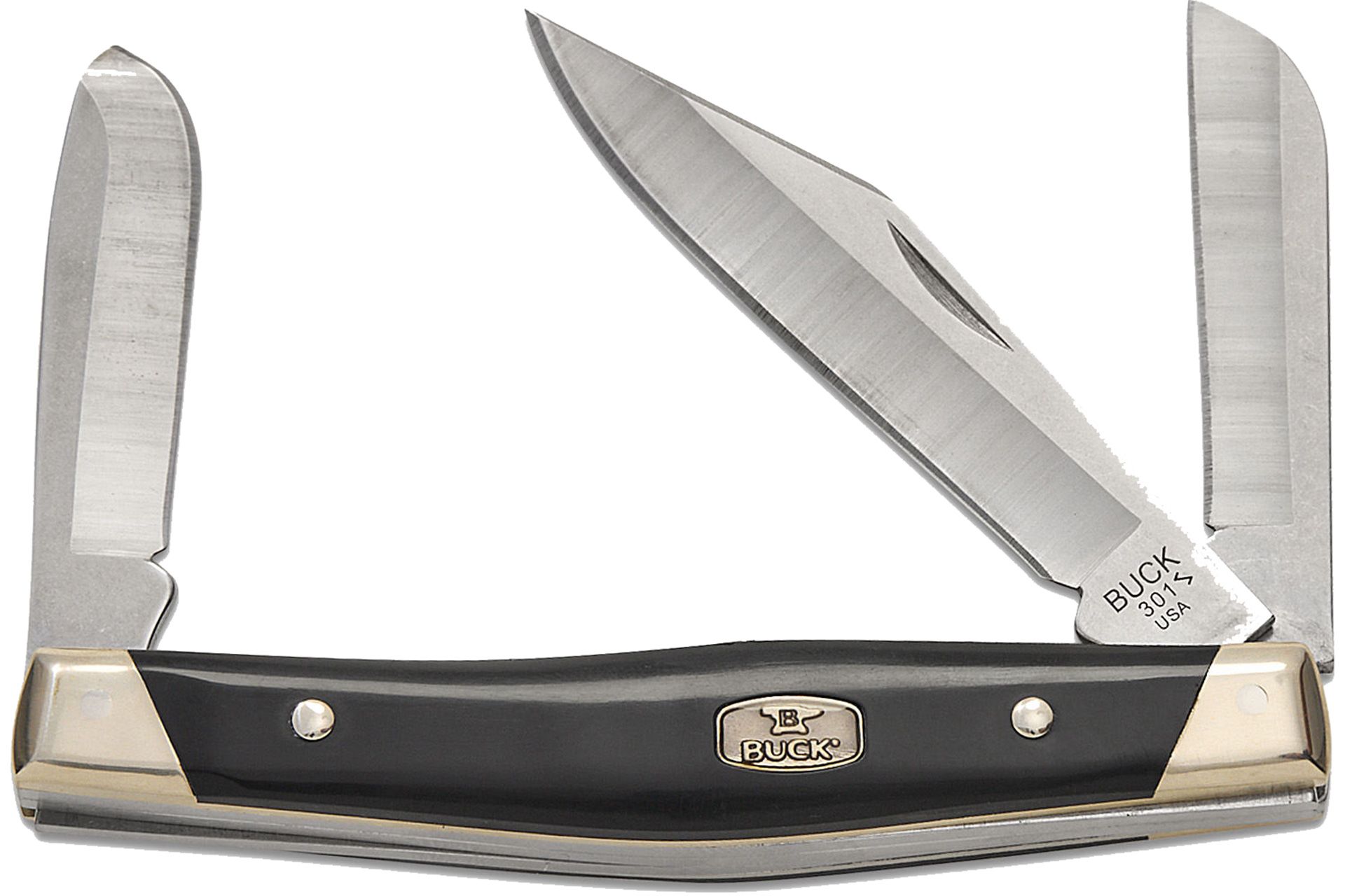Buck Knives 301 Stockman® Knife Color Black Valox™ 0301BKS-B