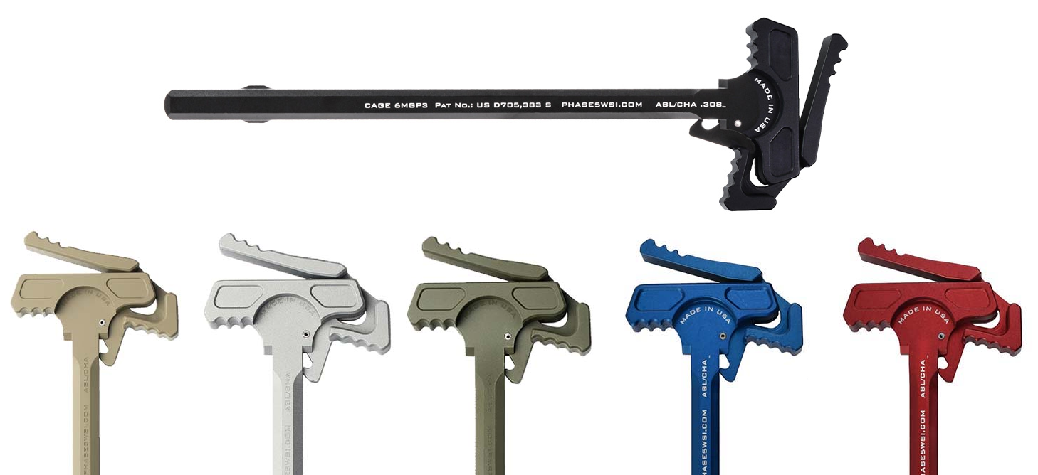 Phase 5 308 Ambi Battle Latch Charging Handle Assembly