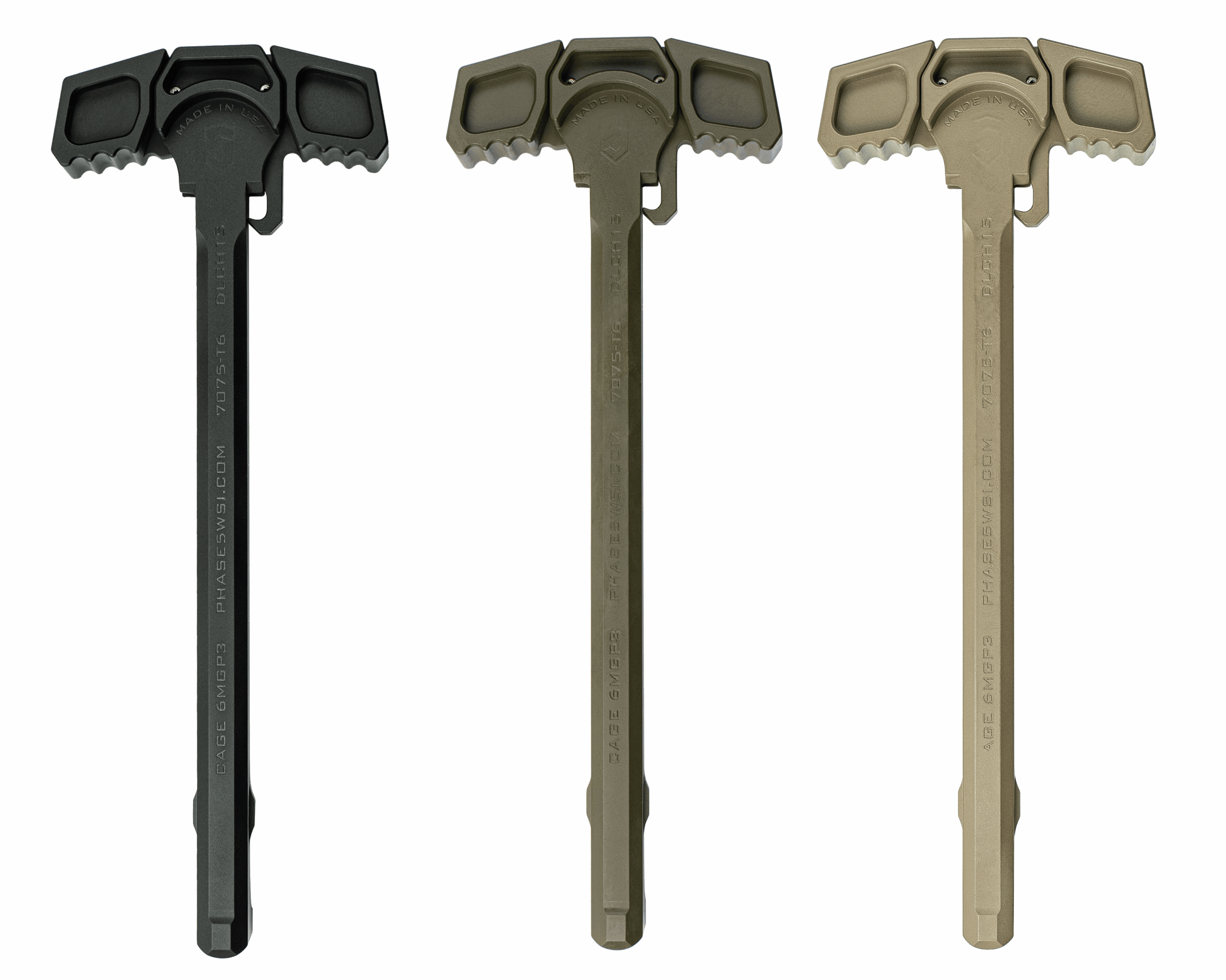 Phase 5 Dual Latch Charging Handle Assembly