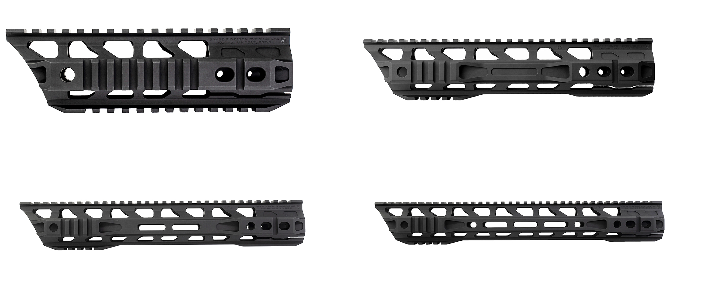 Phase 5 Lo-Pro Slope Nose Quad Rail