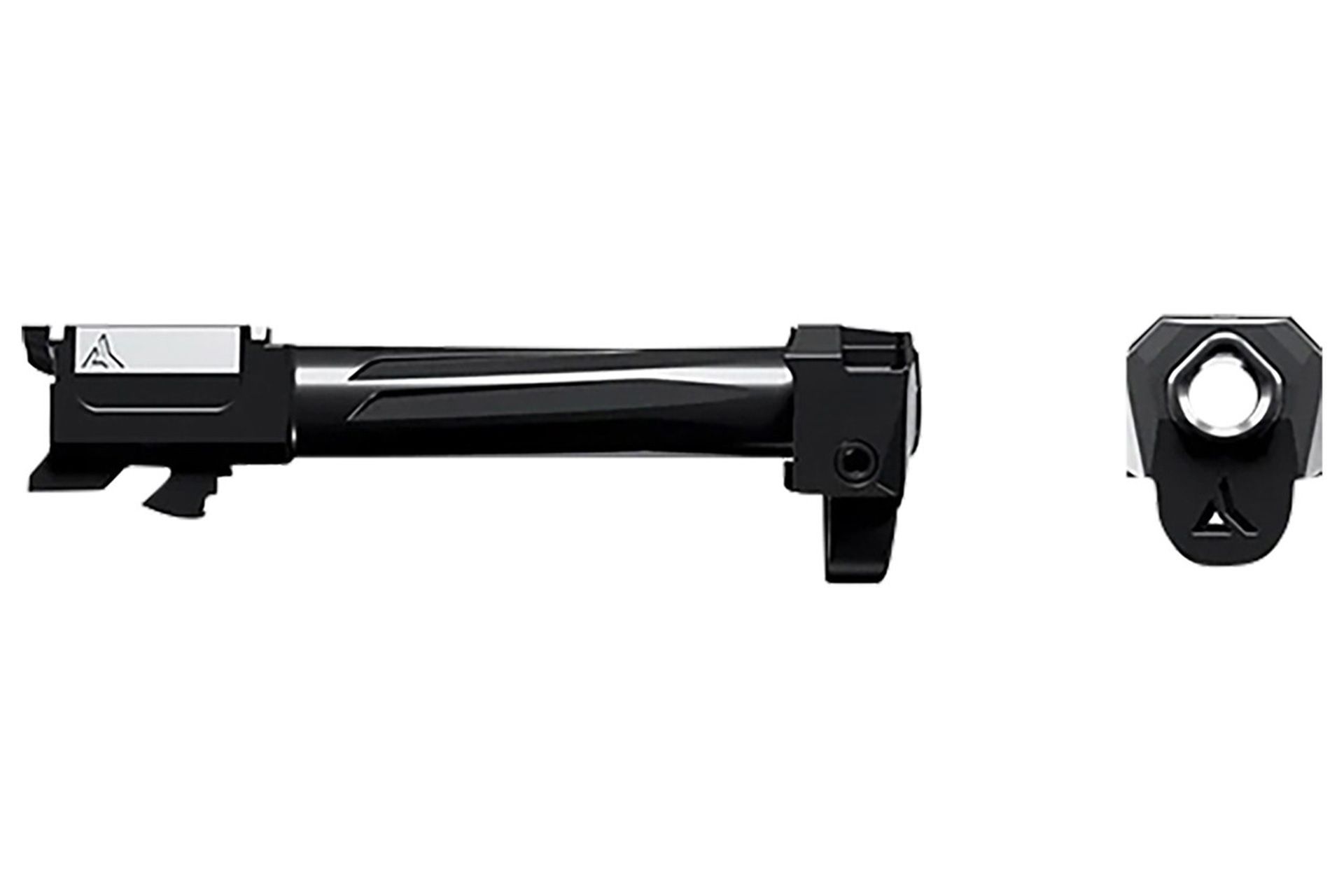 Radian AFTERBURNER + RAMJET INTRA-LOK Combo for GLOCK 43 - Muzzle Compensator and Fluted Barrel 1:10 Twist