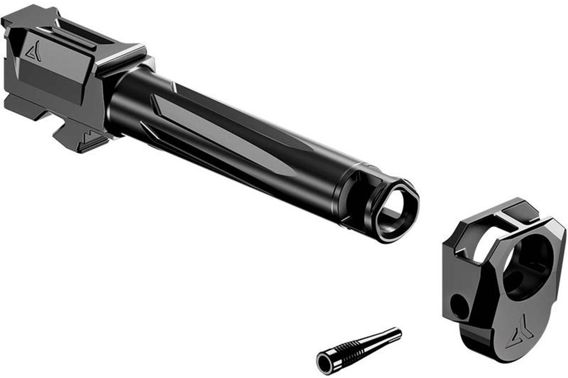 Radian AFTERBURNER + RAMJET INTRA-LOK Combo for GLOCK 43x - Muzzle Compensator and Fluted Barrel 1:10 Twist