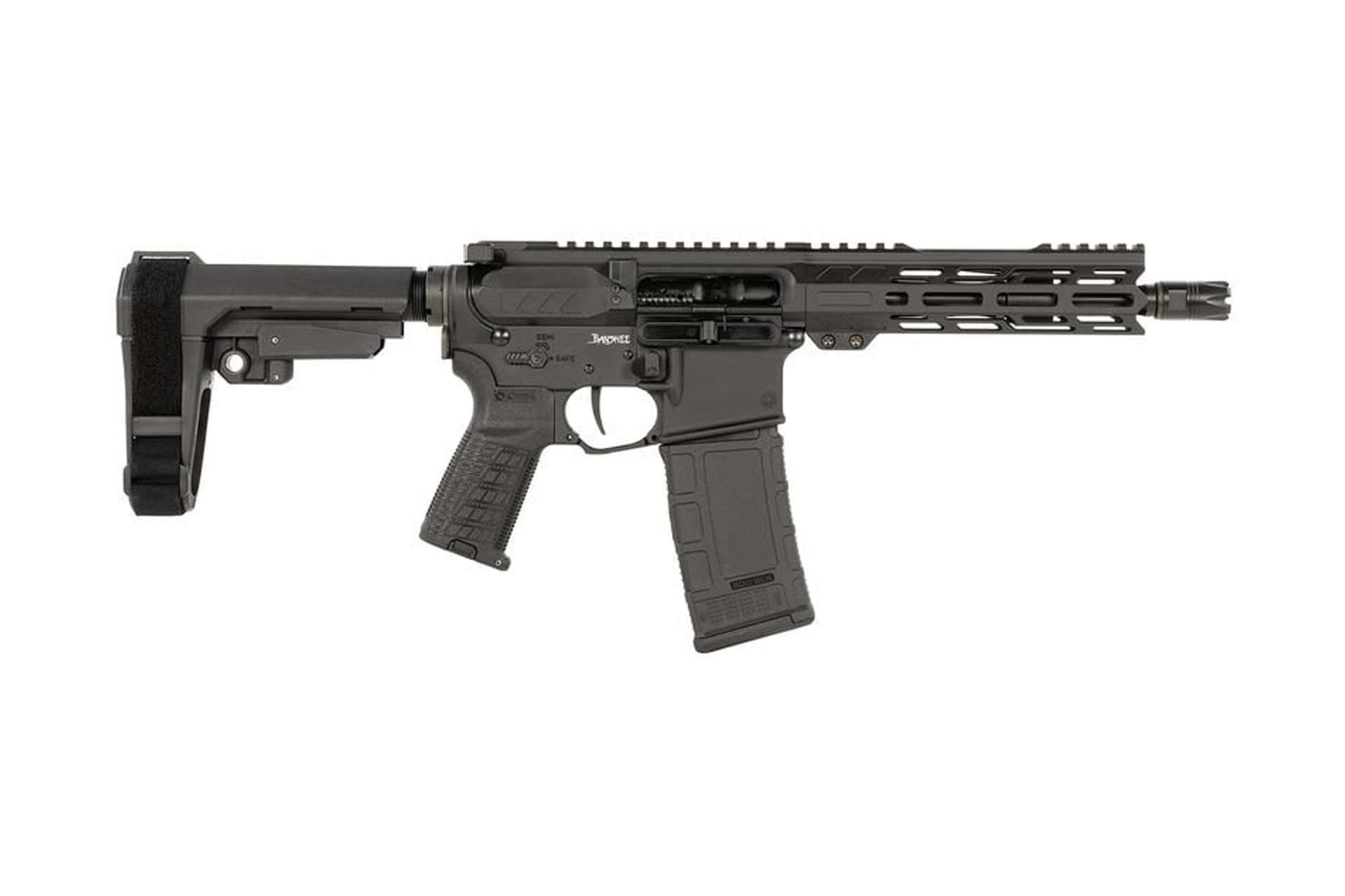 CMMG Banshee MK4 .300 AAC Blackout 8" AR-15 Semi-Auto Pistol - Black