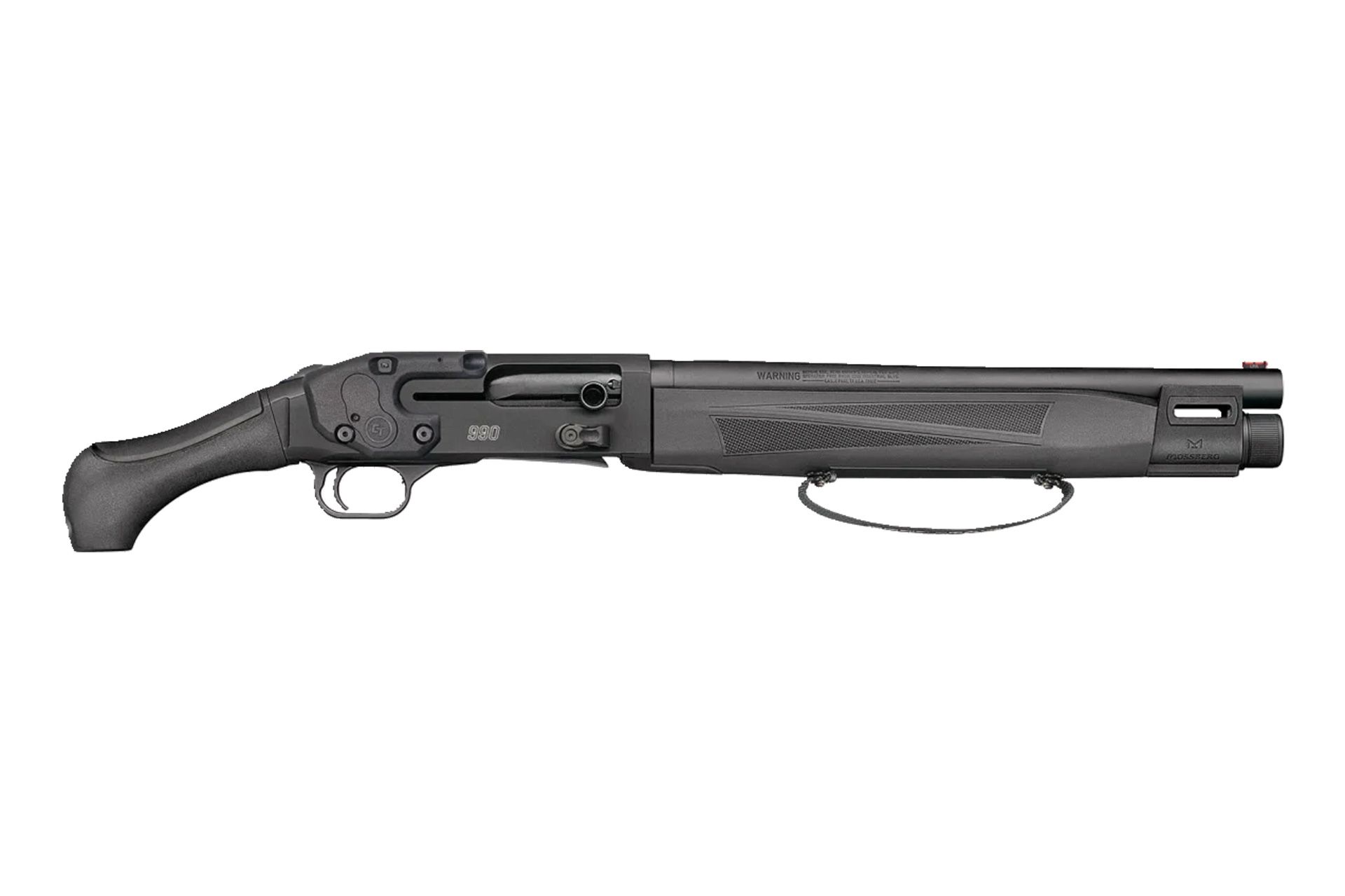Mossberg 990 Aftershock 6-Shot 14.75" 12 Gauge Shotgun - Synthetic Black w/ Green Lasersaddle