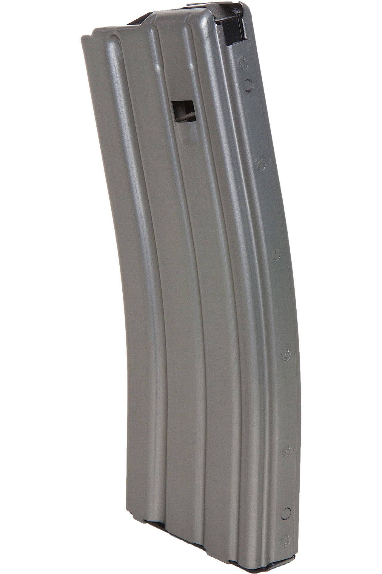 DuraMag Speed Replacement Magazine Gray with Green Follower Detachable 30rd 223 Rem,300 Blackout, 5.56x45mm NATO for AR-15