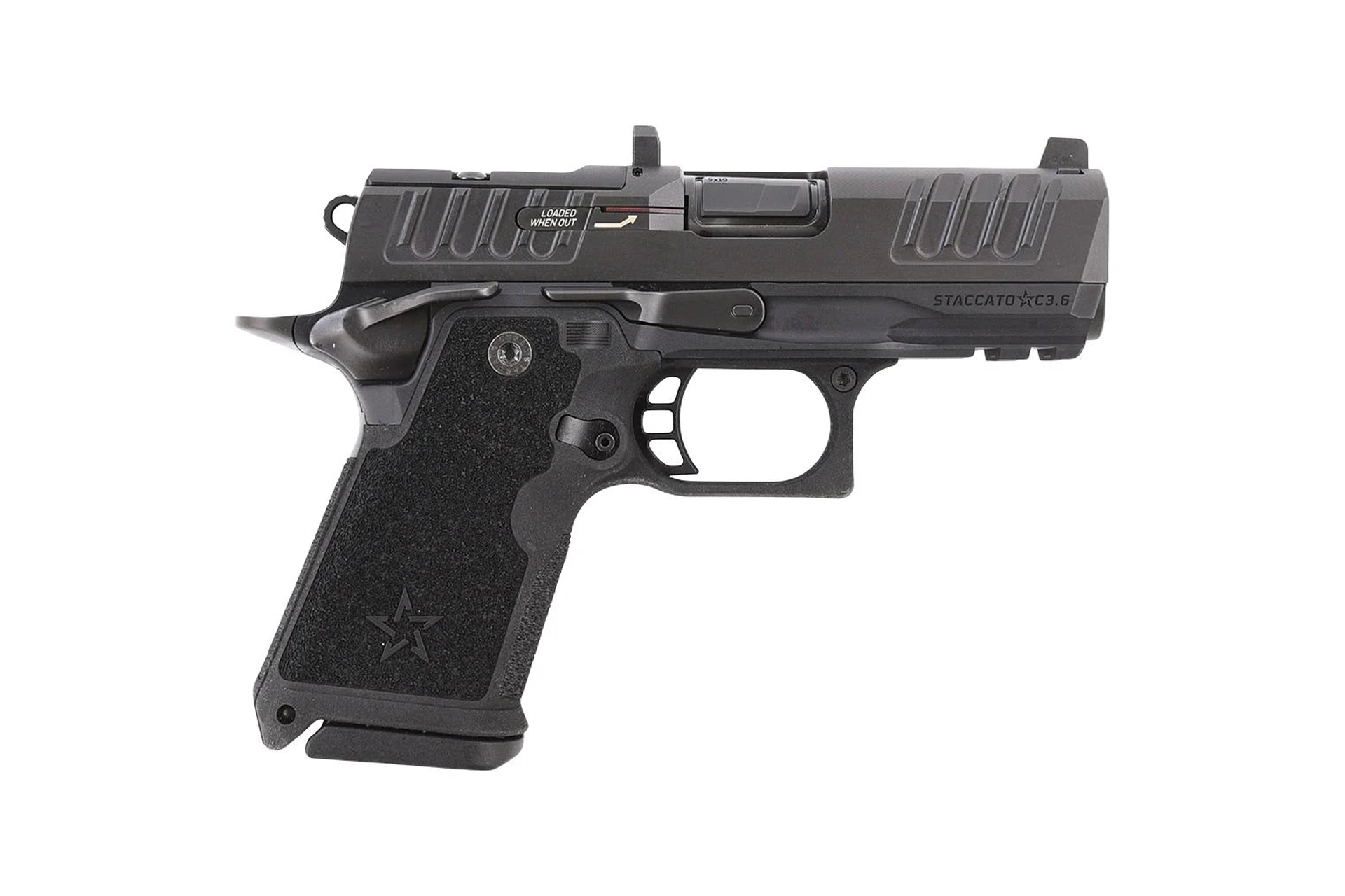 Staccato HD C3.6 Preferred Package 9mm 3.6" Semi-Auto CA Compliant Pistol - Black