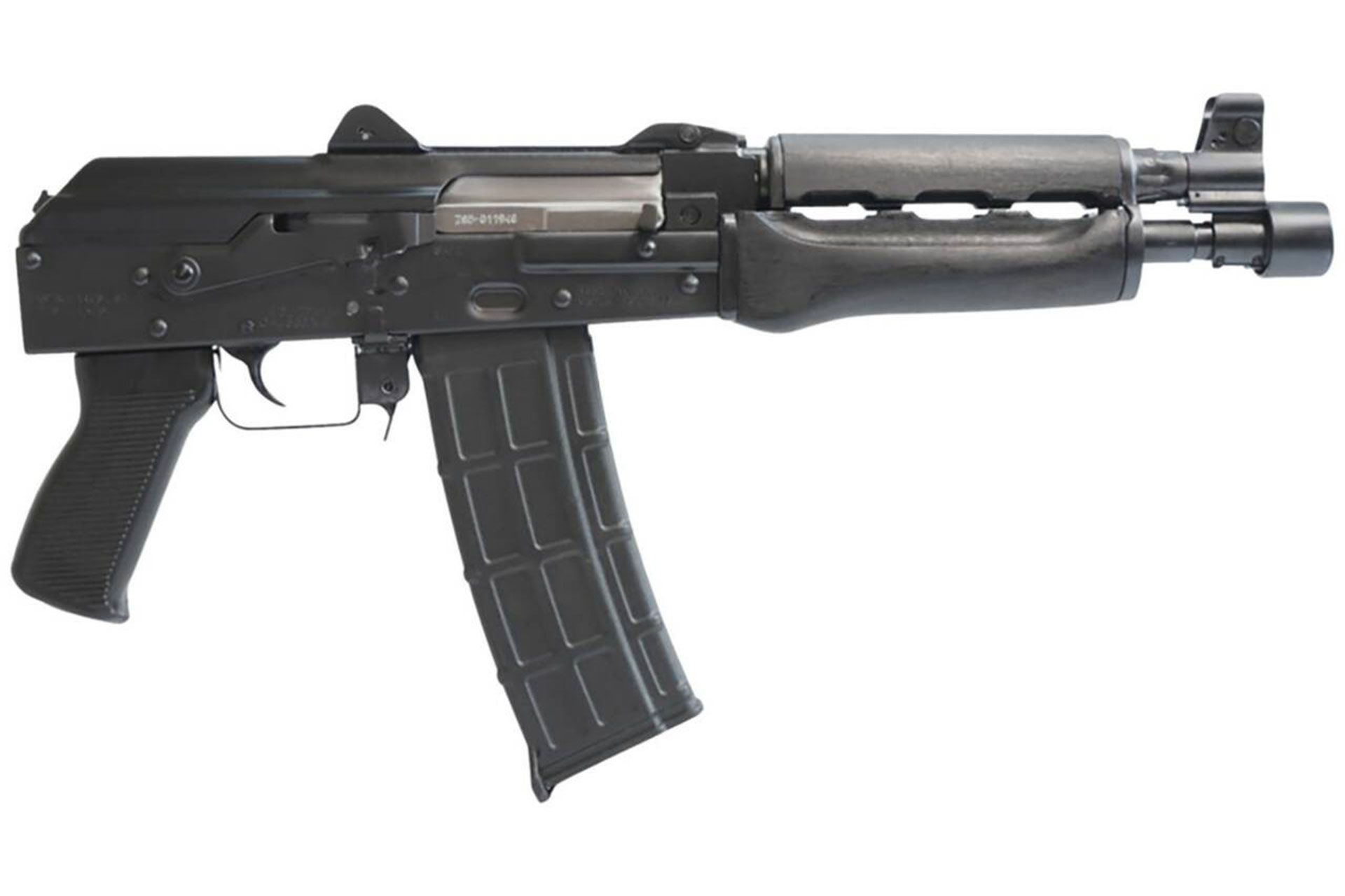 Zastava Zpap85 Ak Pistol 10" 5.56X45 30rd Semi Auto Dark Wood Bulged Trunnion 1.5 mm Receiver Chrome Lined Barrel