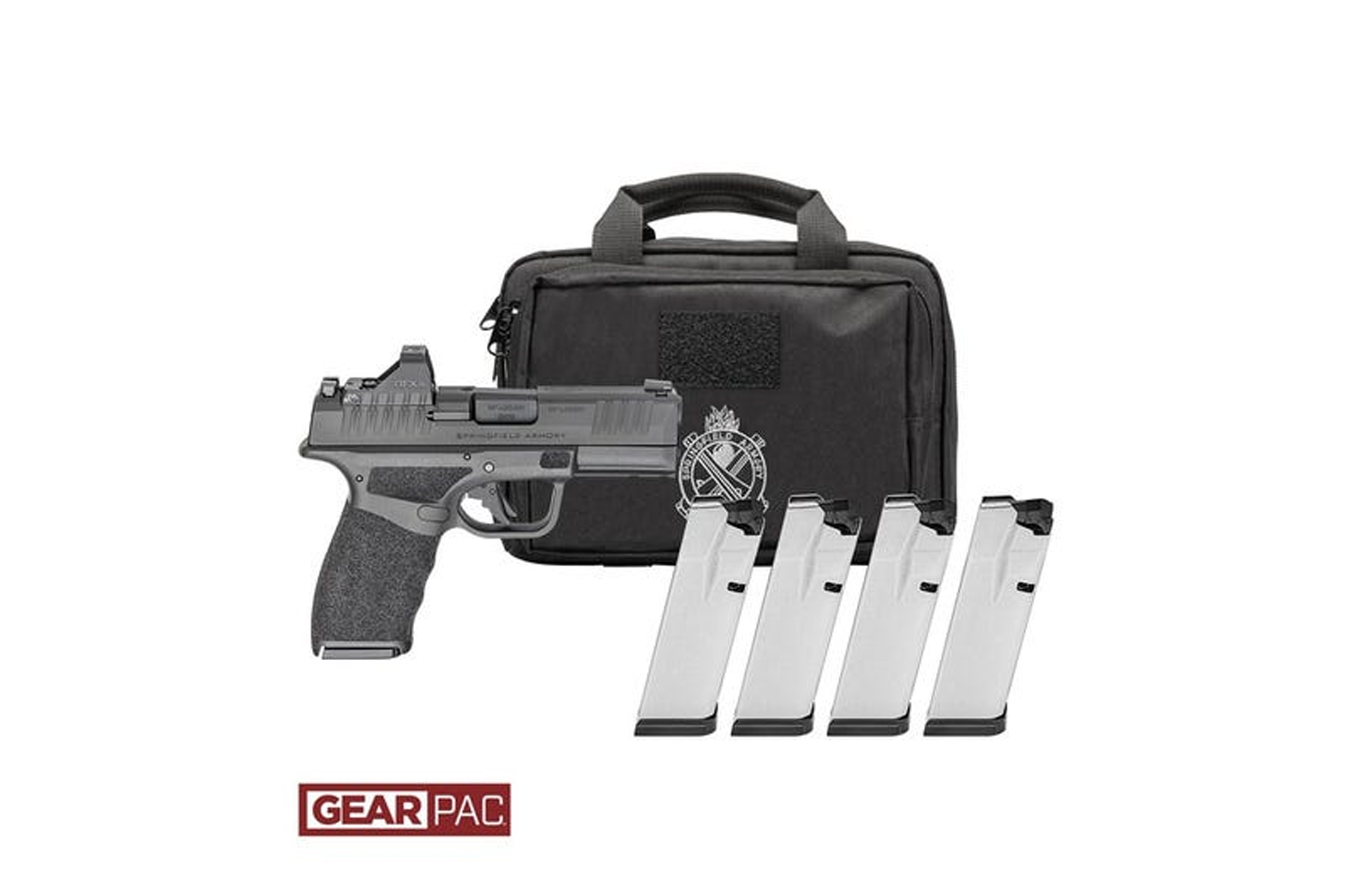 Springfield Armory Hellcat Pro OSP Gear Pac 9mm 3.7" 10-Round Semi-Auto Pistol w/ Viridian RFX11, 4 Mags - CA Compliant