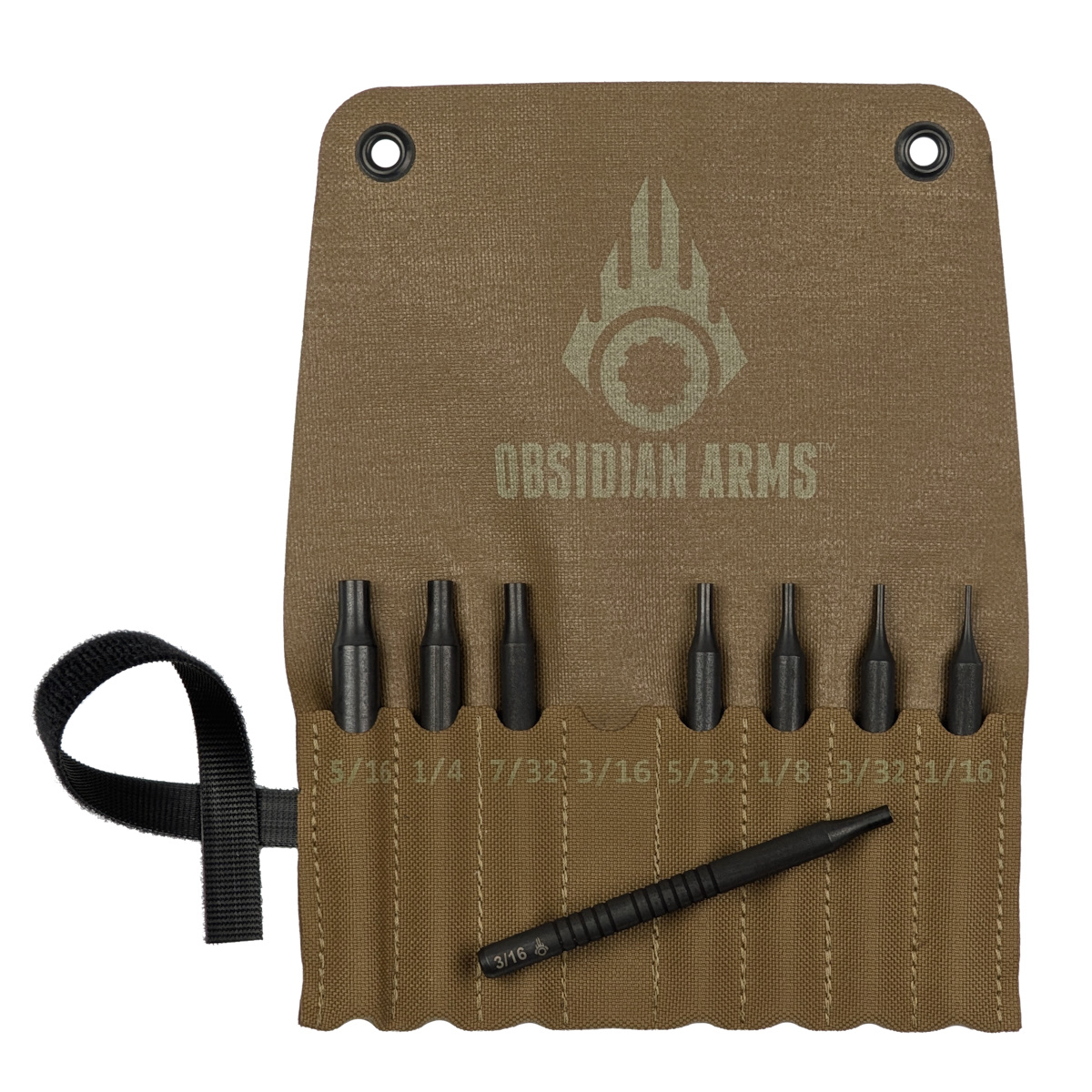Obsidian Arms Professional Drive Pin Starter Punch Set 8-Piece