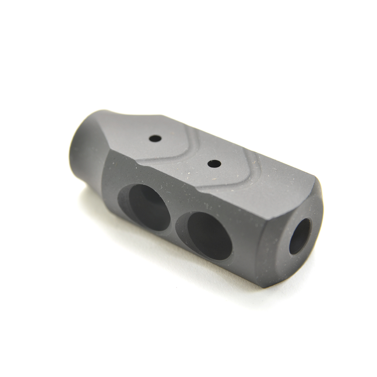 Obsidian Arms .223 Thunder Brake 3-Gun Legal 1/2-28 TPI Black  Assembly