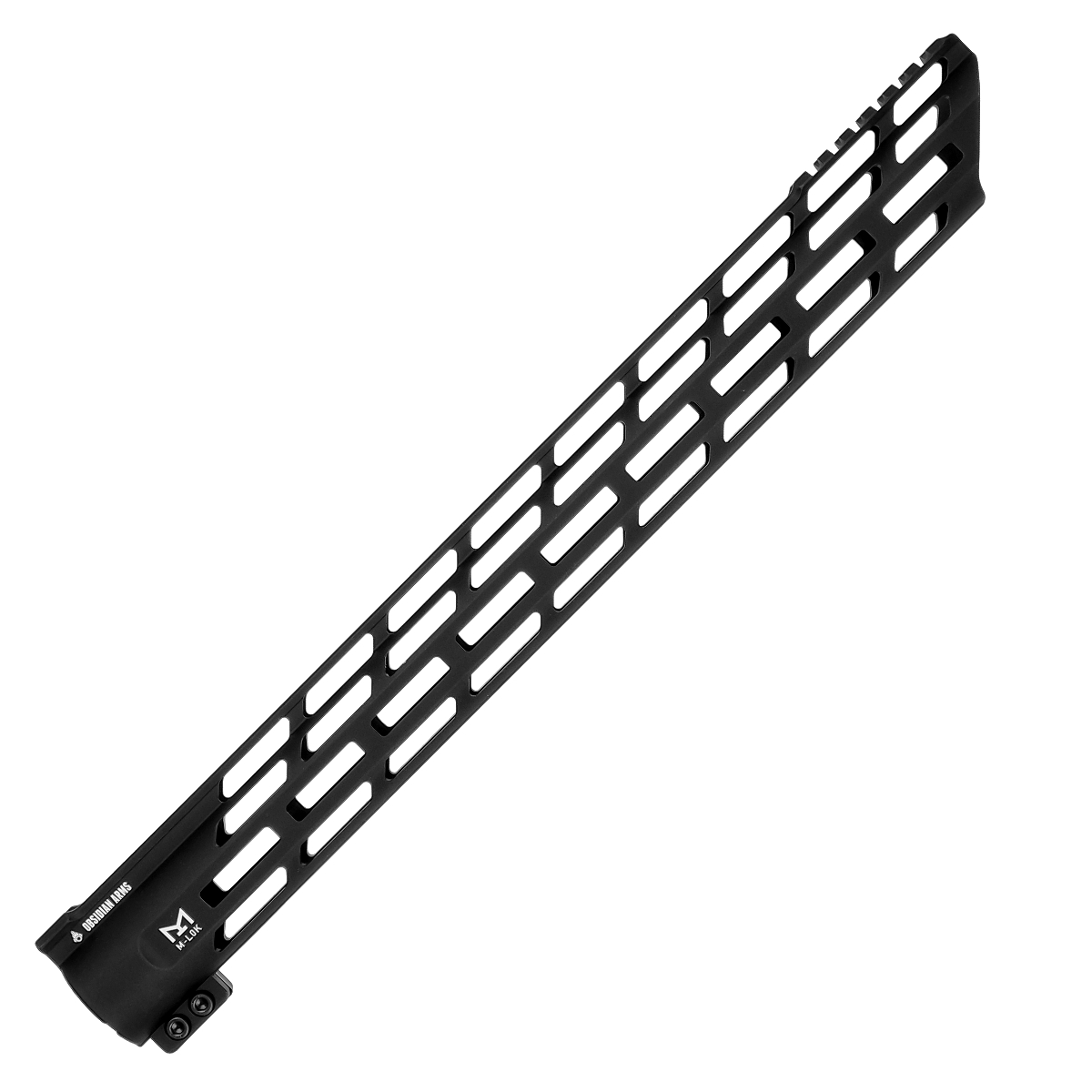 Obsidian Arms 15C Handguard  Slant-Cut M-LOK Black Hardcoat